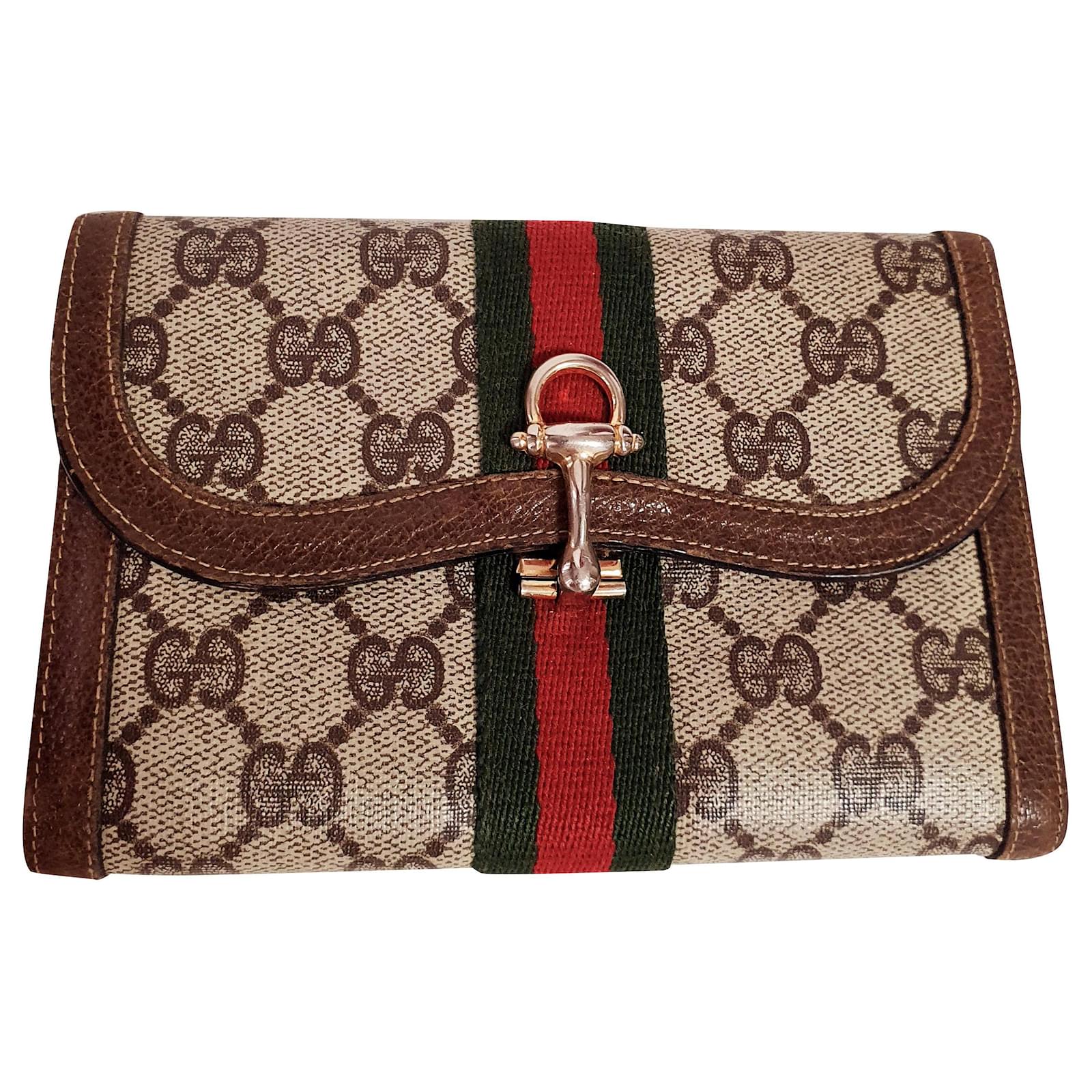 gucci wallet green and red