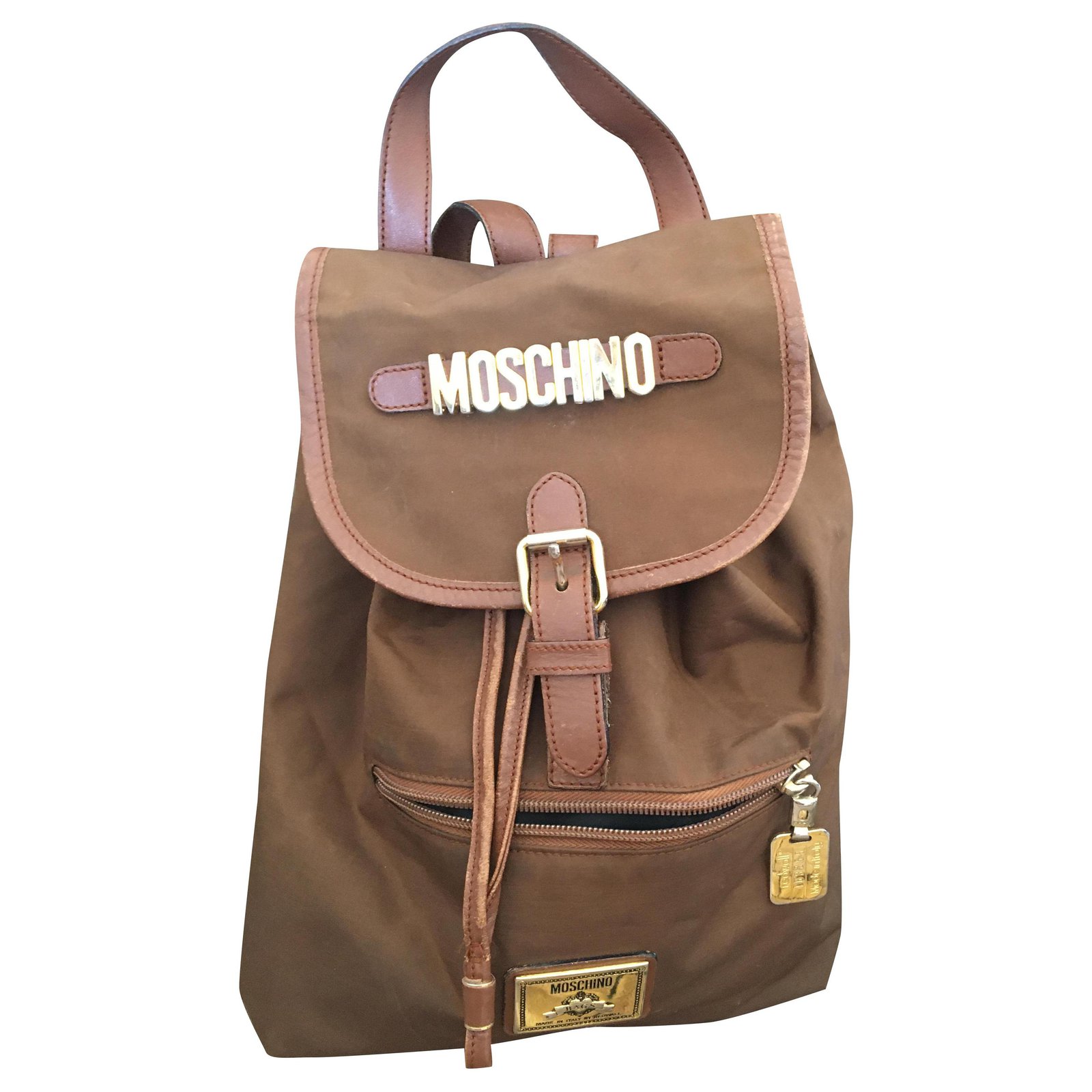 moschino brown bag