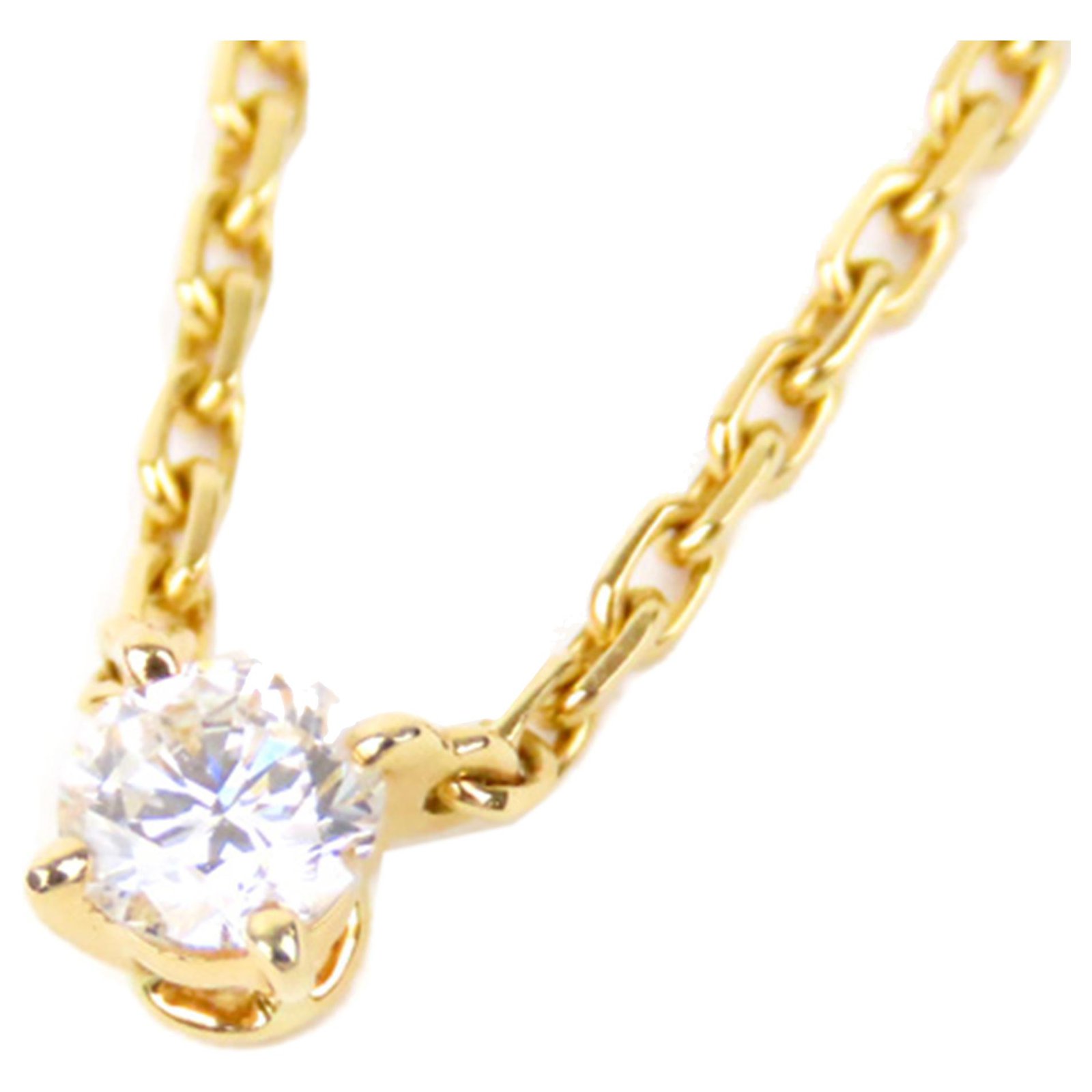 cartier diamond chain necklace