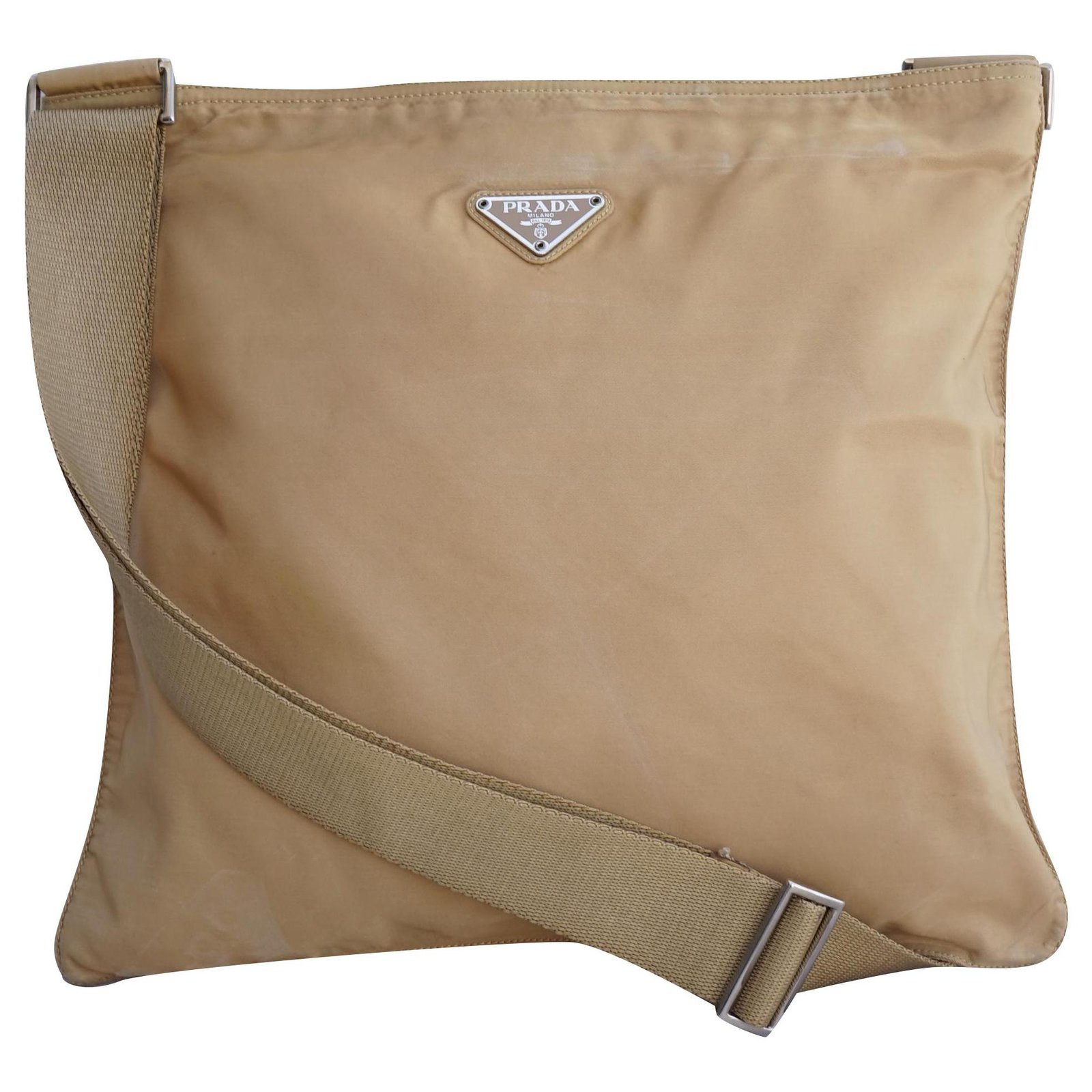 Prada Handbags Beige Nylon  - Joli Closet