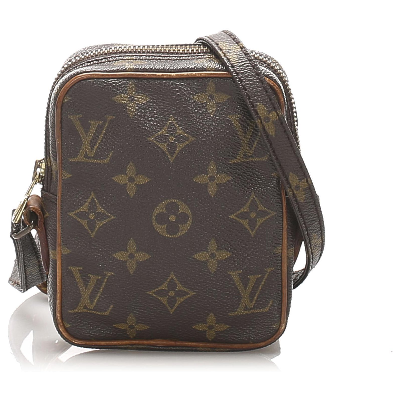 Louis Vuitton Brown Monogram Mini Danube Leather Cloth ref.217741 - Joli  Closet