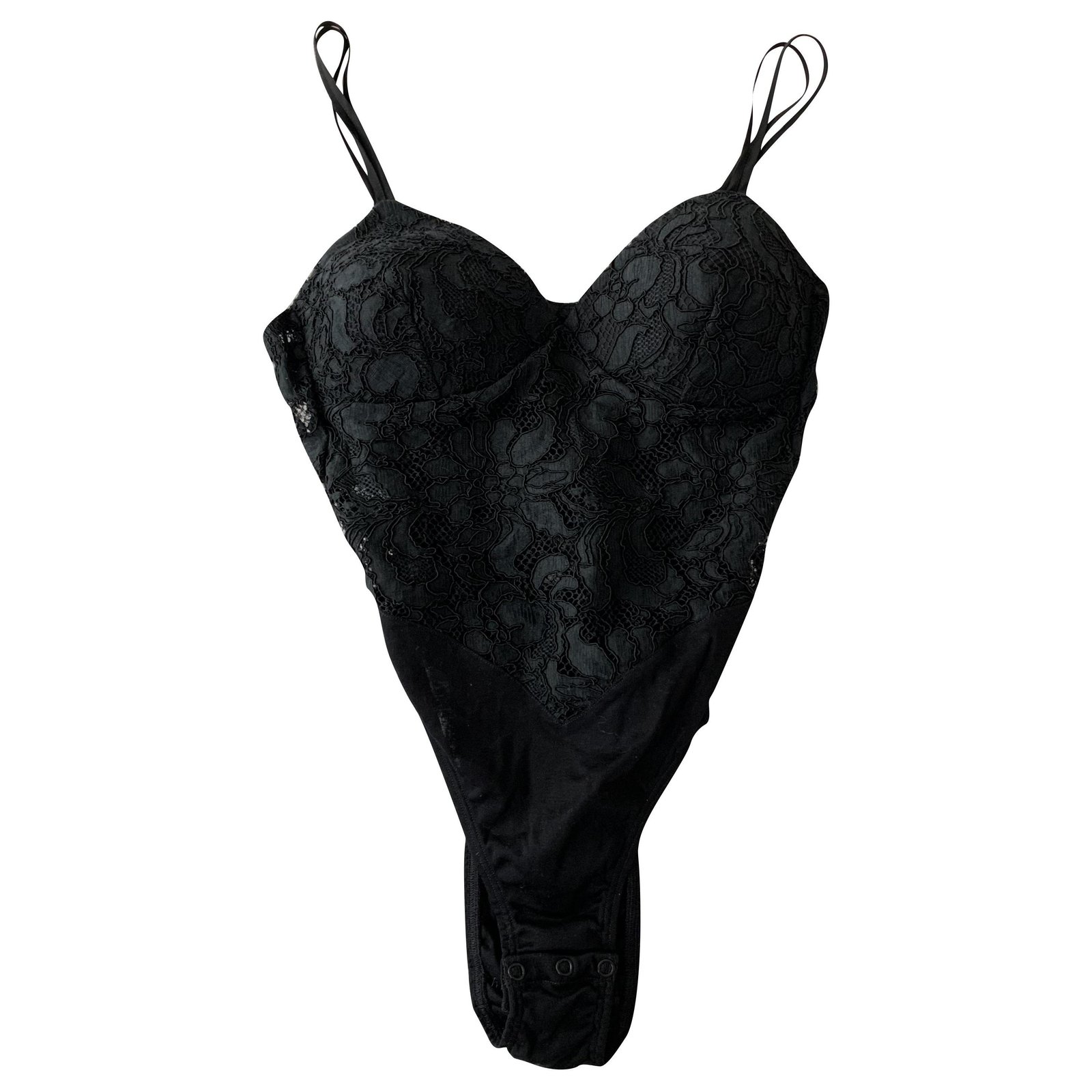La Perla Black lace body ref.218122 - Joli Closet