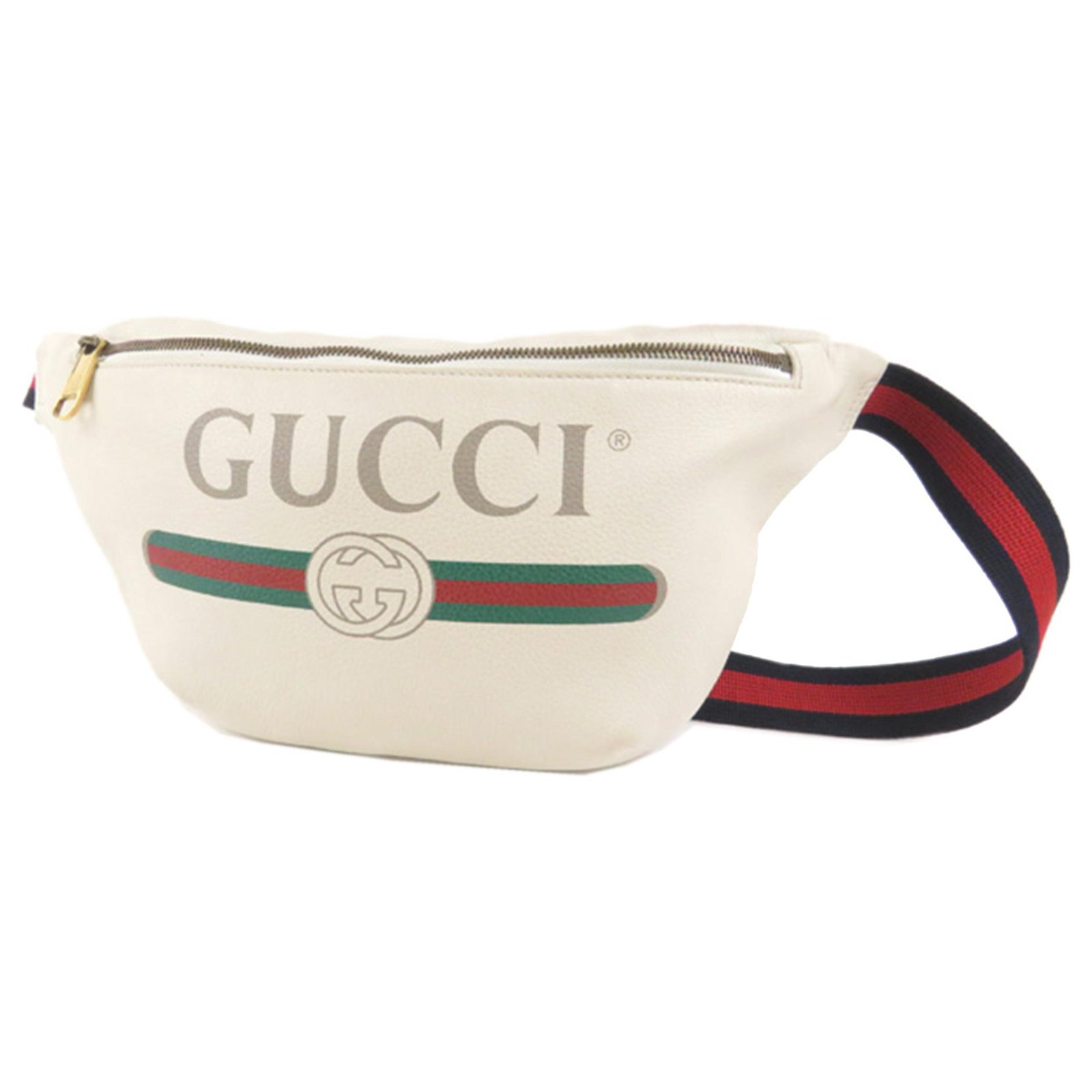 gucci white belt bag