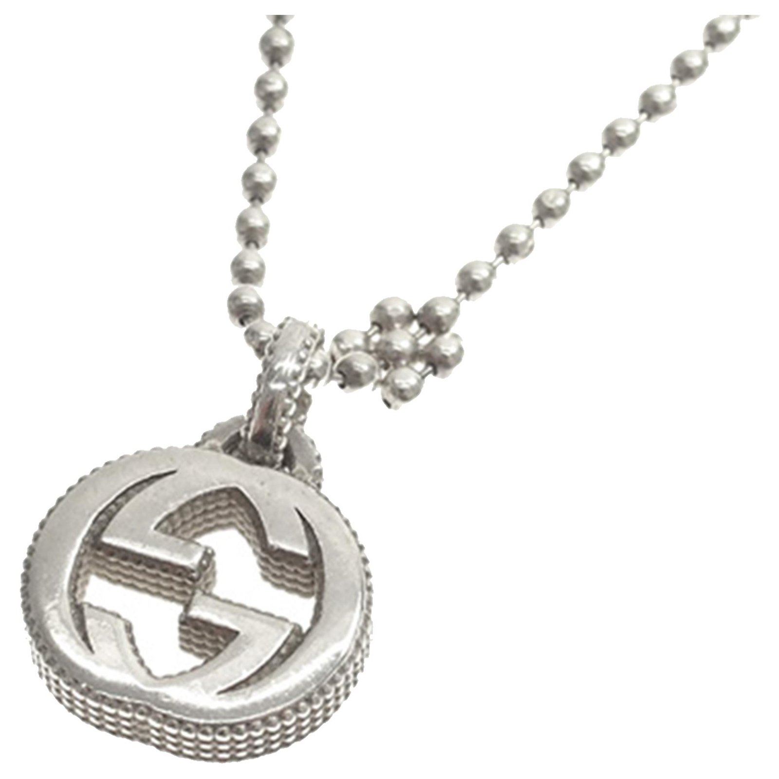 gucci gg necklace silver