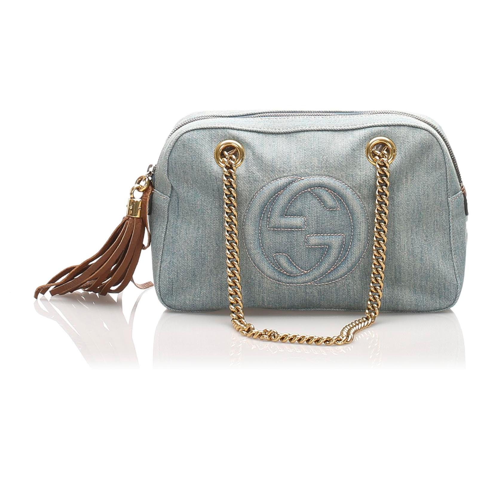 gucci blue shoulder bag