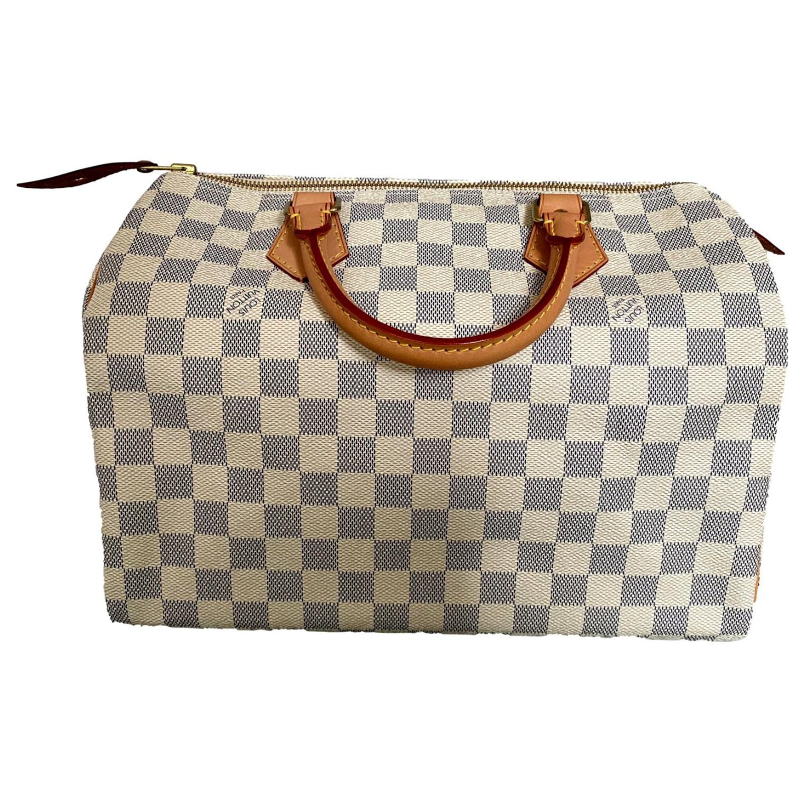 Louis Vuitton Speedy 35 Beige Damier Azur