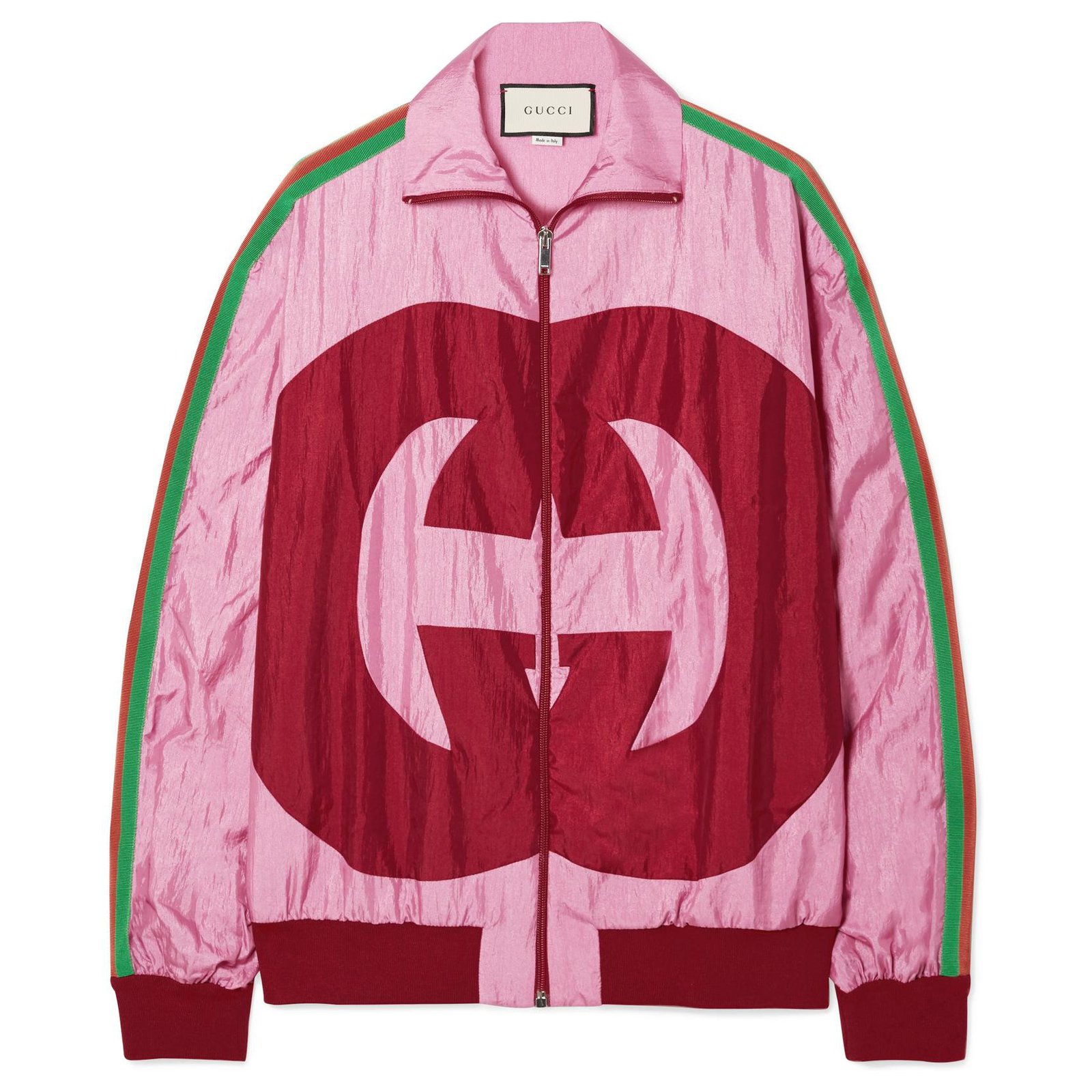 Gucci new GG logo track jacket Pink ref.219551 - Closet