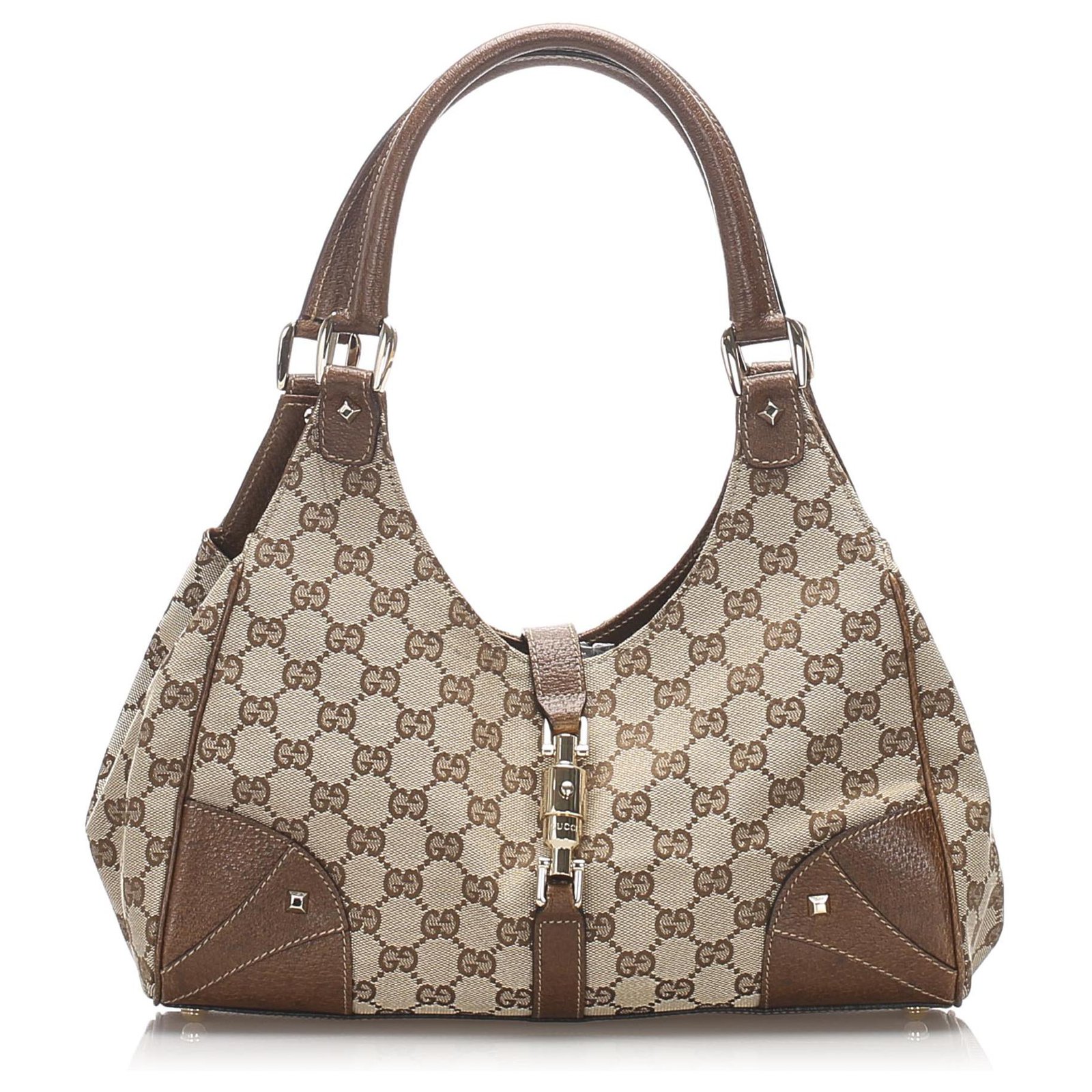 Brown Gucci Jackie Shoulder Bag