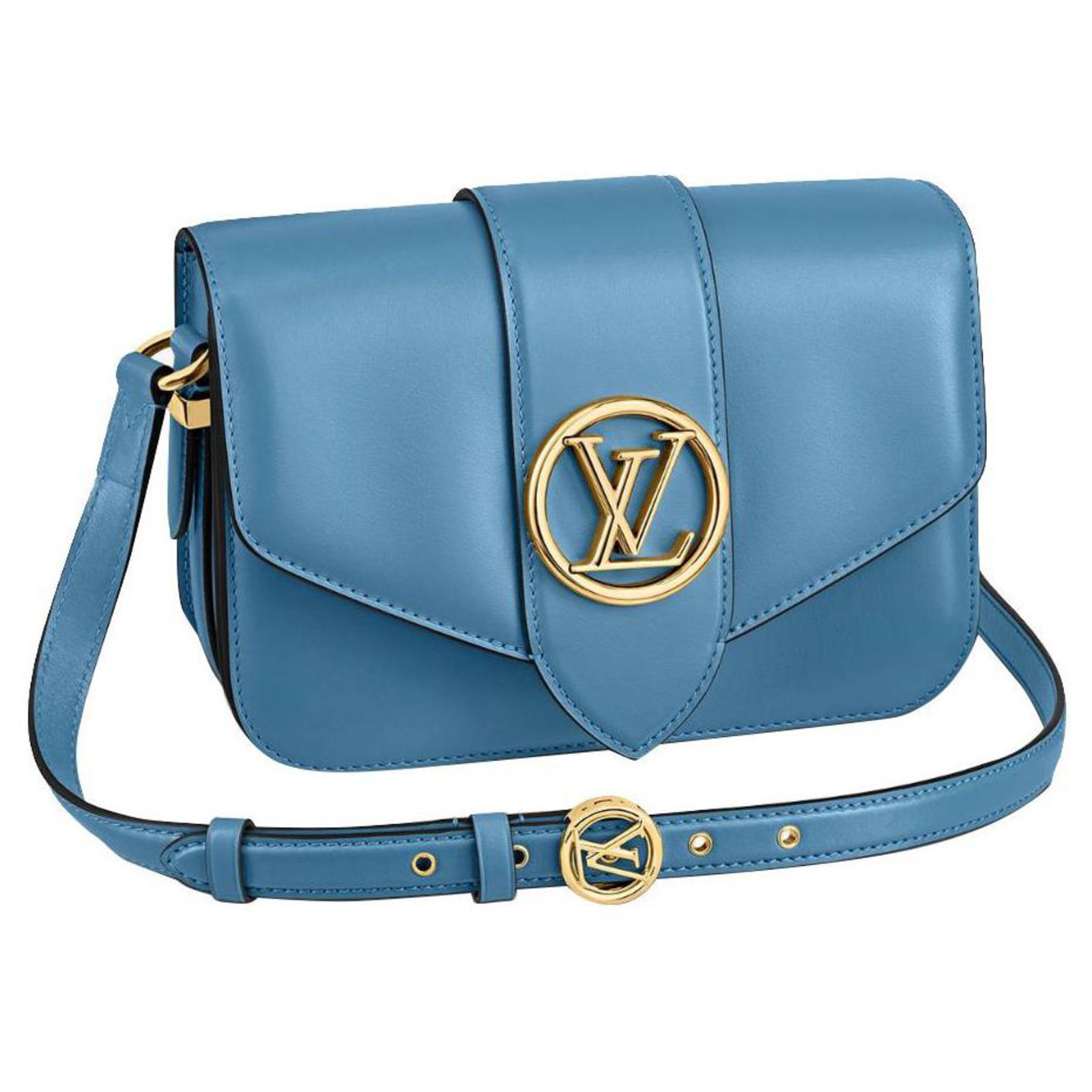 louis vuitton light blue purse
