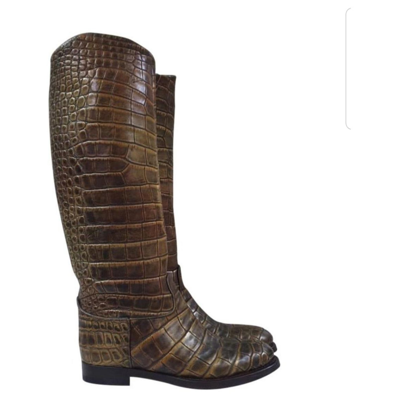 gucci crocodile boots