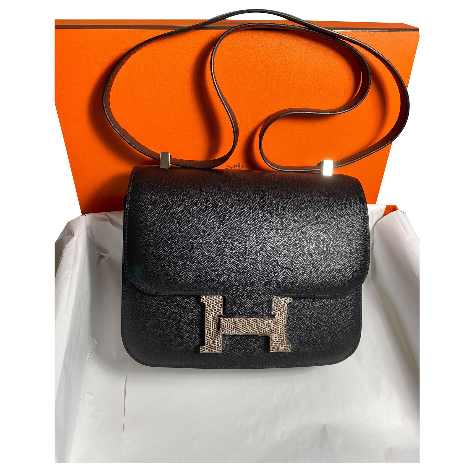 Hermès Constance Black Leather ref.960824 - Joli Closet