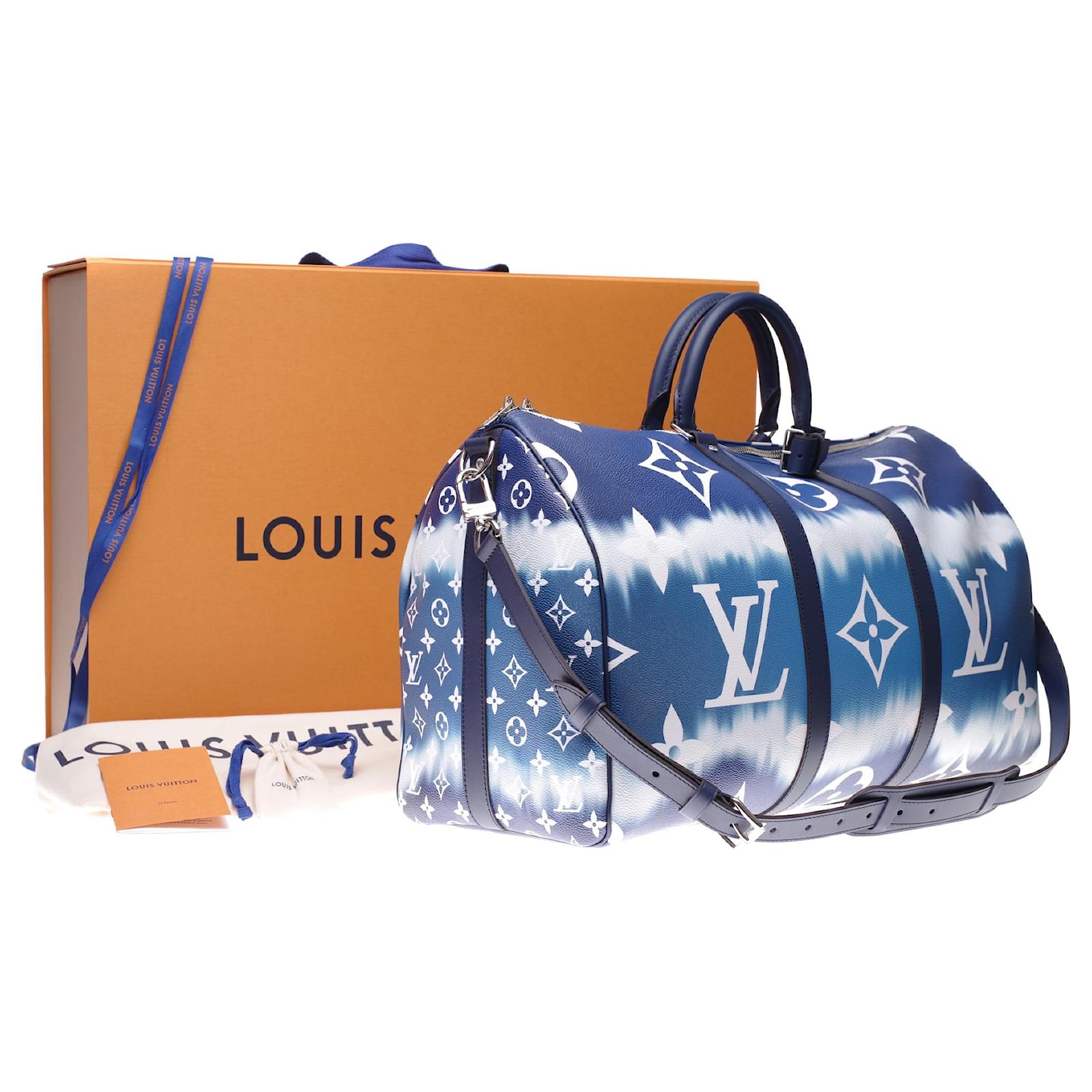 Louis Vuitton Limited Edition Monogram Miroir Keepall 55 Duffle Bag  FINAL  SALE