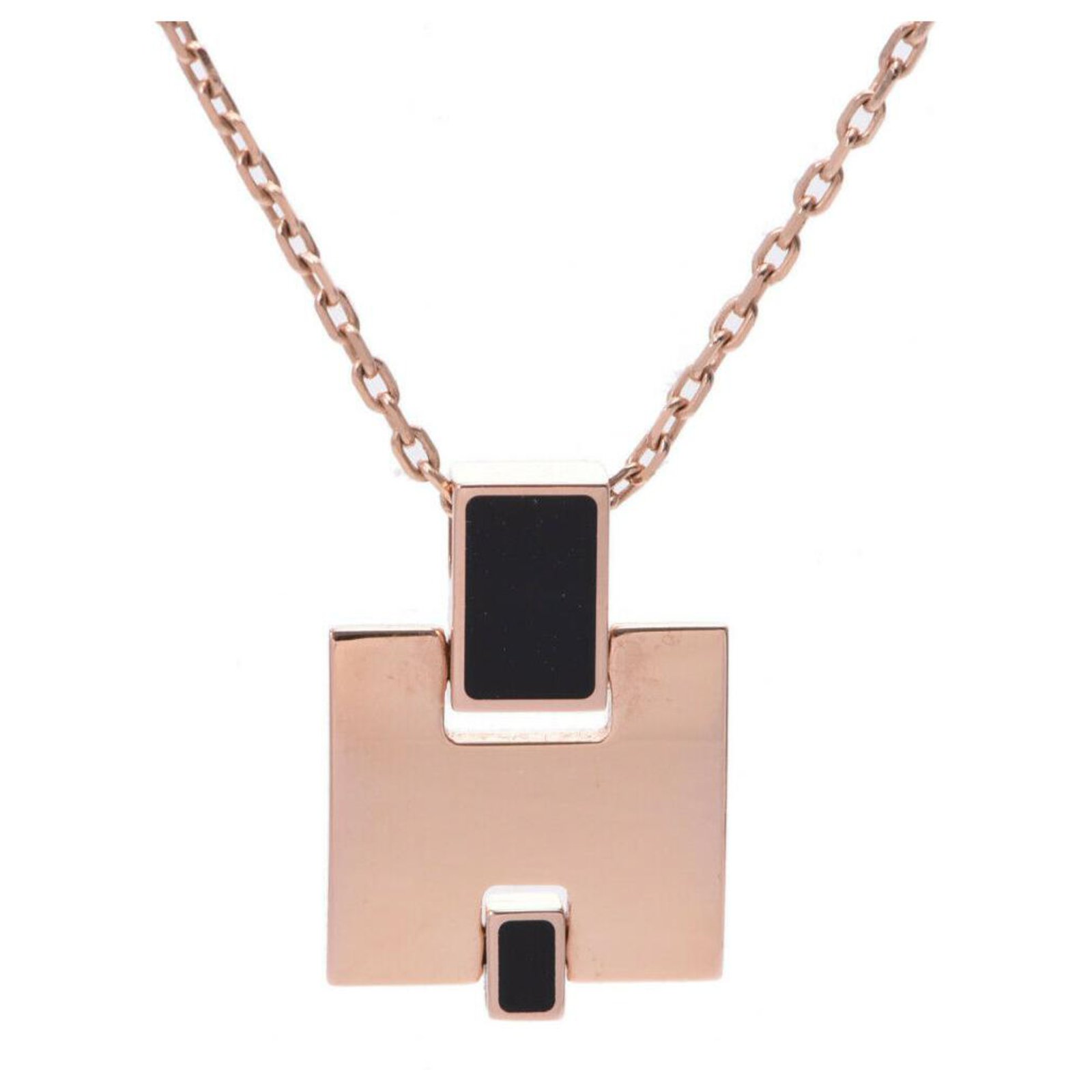 Hermès necklace Pink Gold-plated ref.220389 - Joli Closet