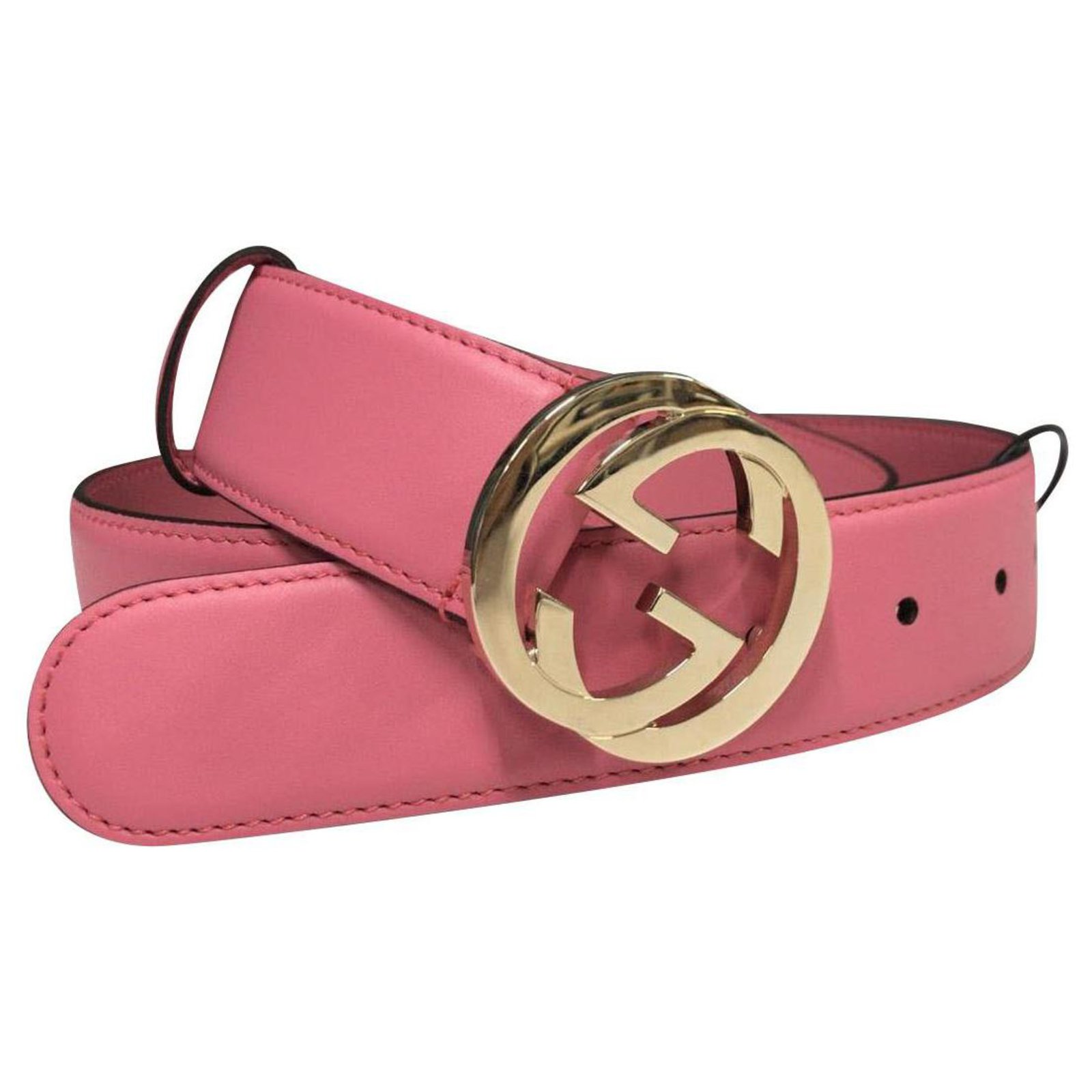 Gucci BELT GUCCI IN PINK LEATHER Belts 