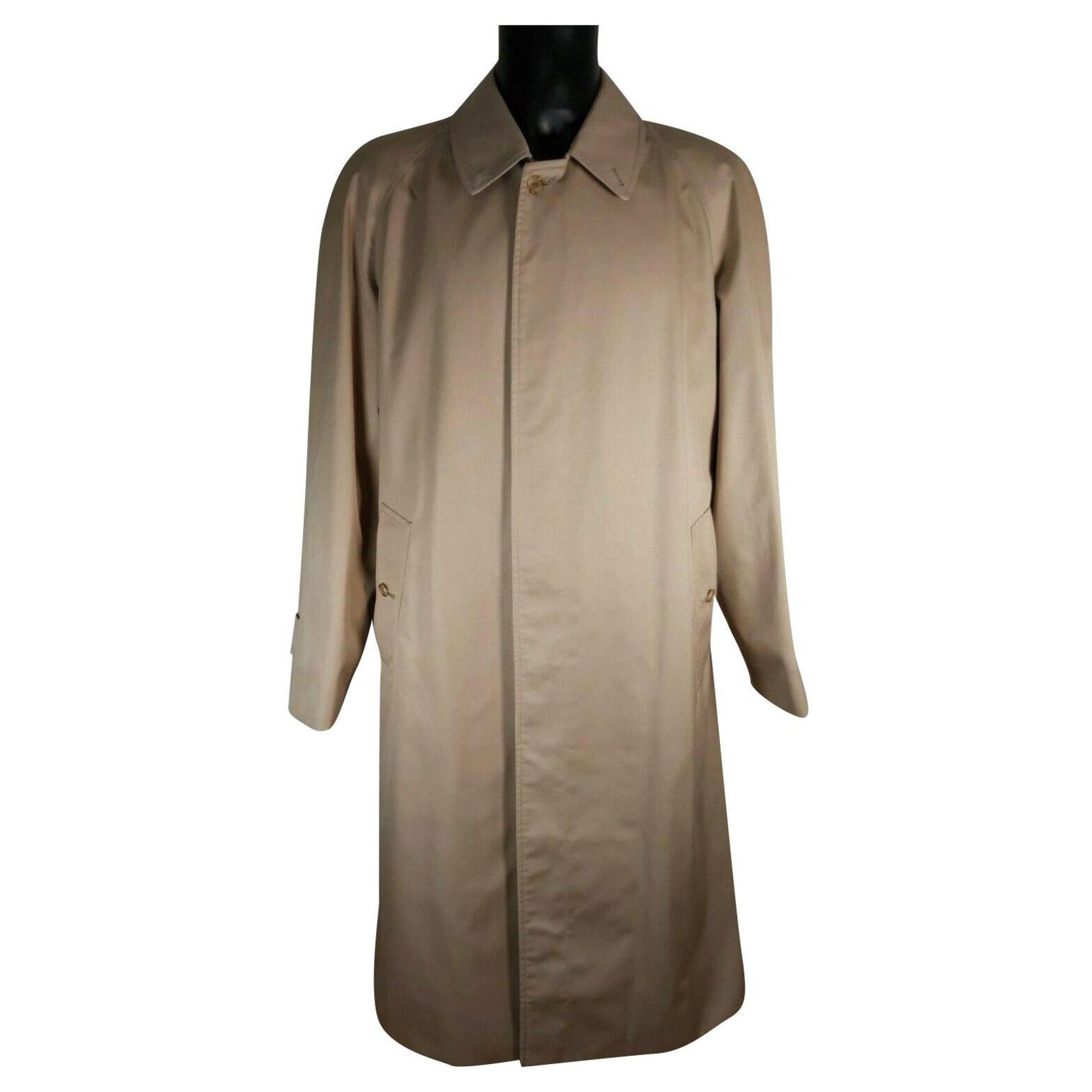 Vergissing vals Chinese kool Burberry Genuine Vintage Pimco car coat XL Beige Cotton ref.221288 - Joli  Closet