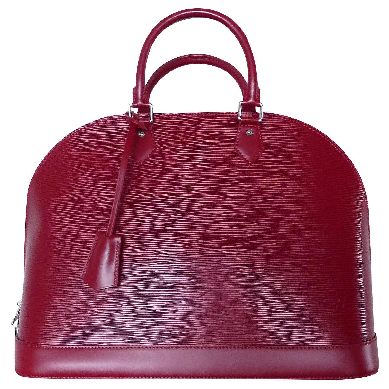 LOUIS VUITTON Alma MM Epi bag Red Leather ref.221699 - Joli Closet