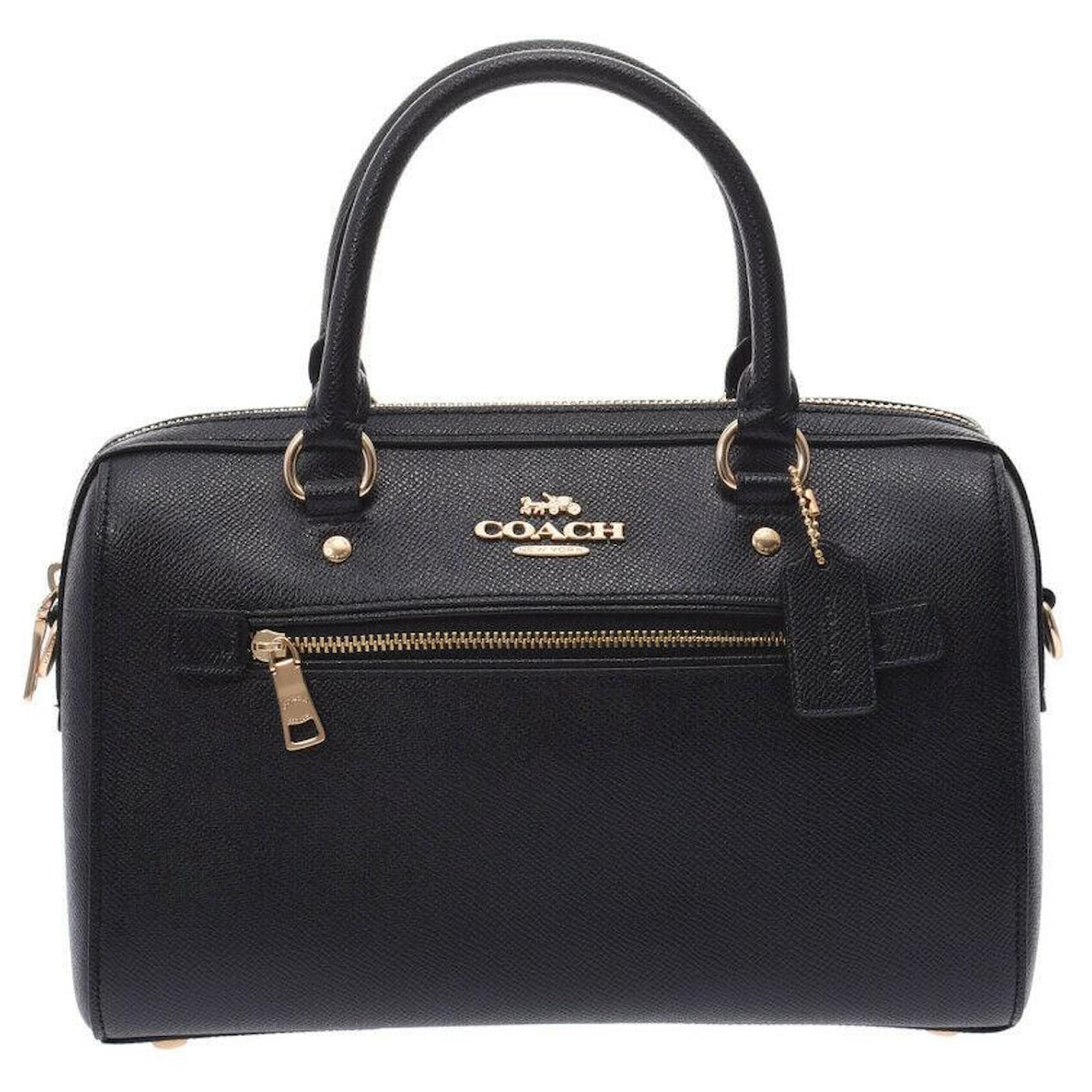 Coach Handbag Black Leather ref.222015 Joli Closet