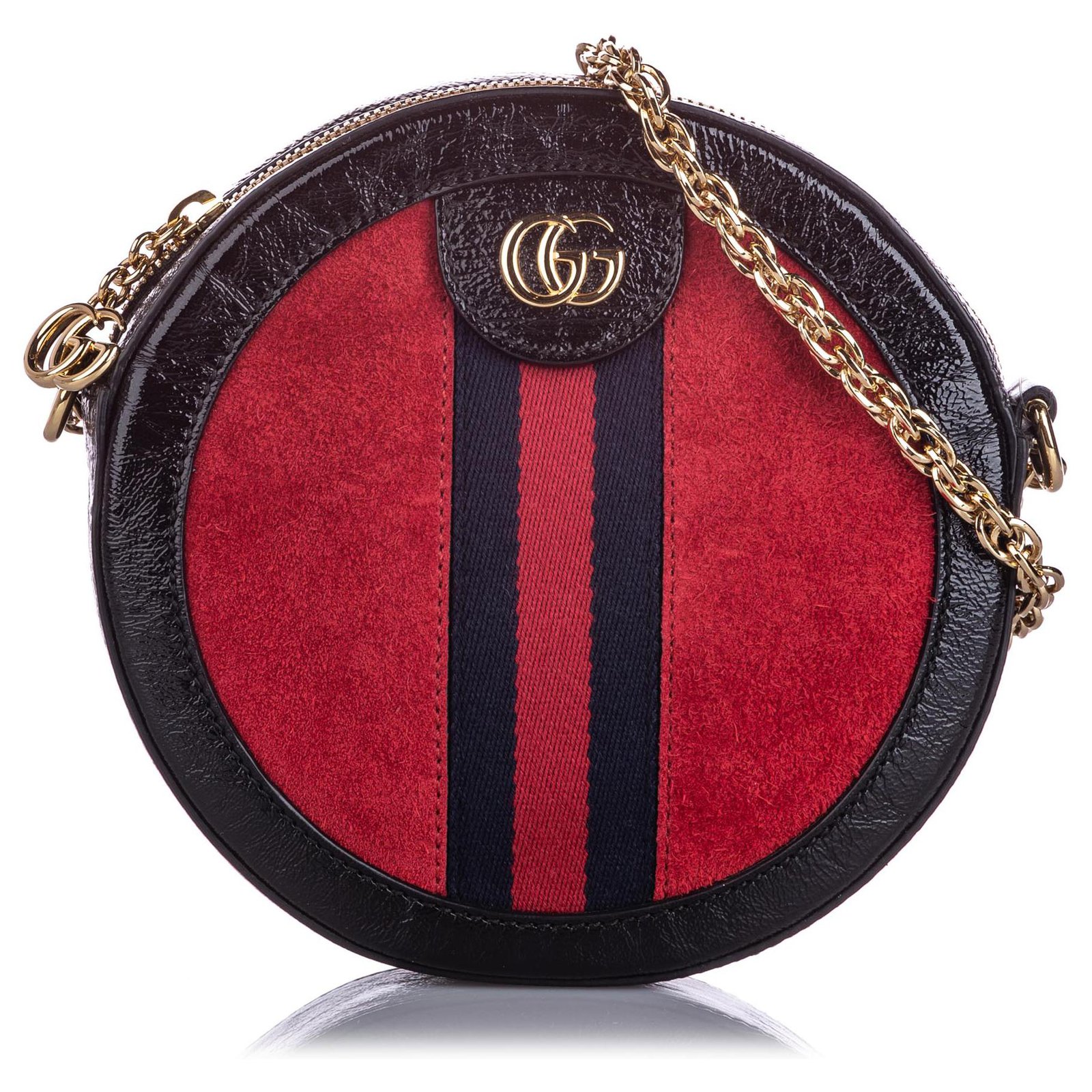 gucci round bag red
