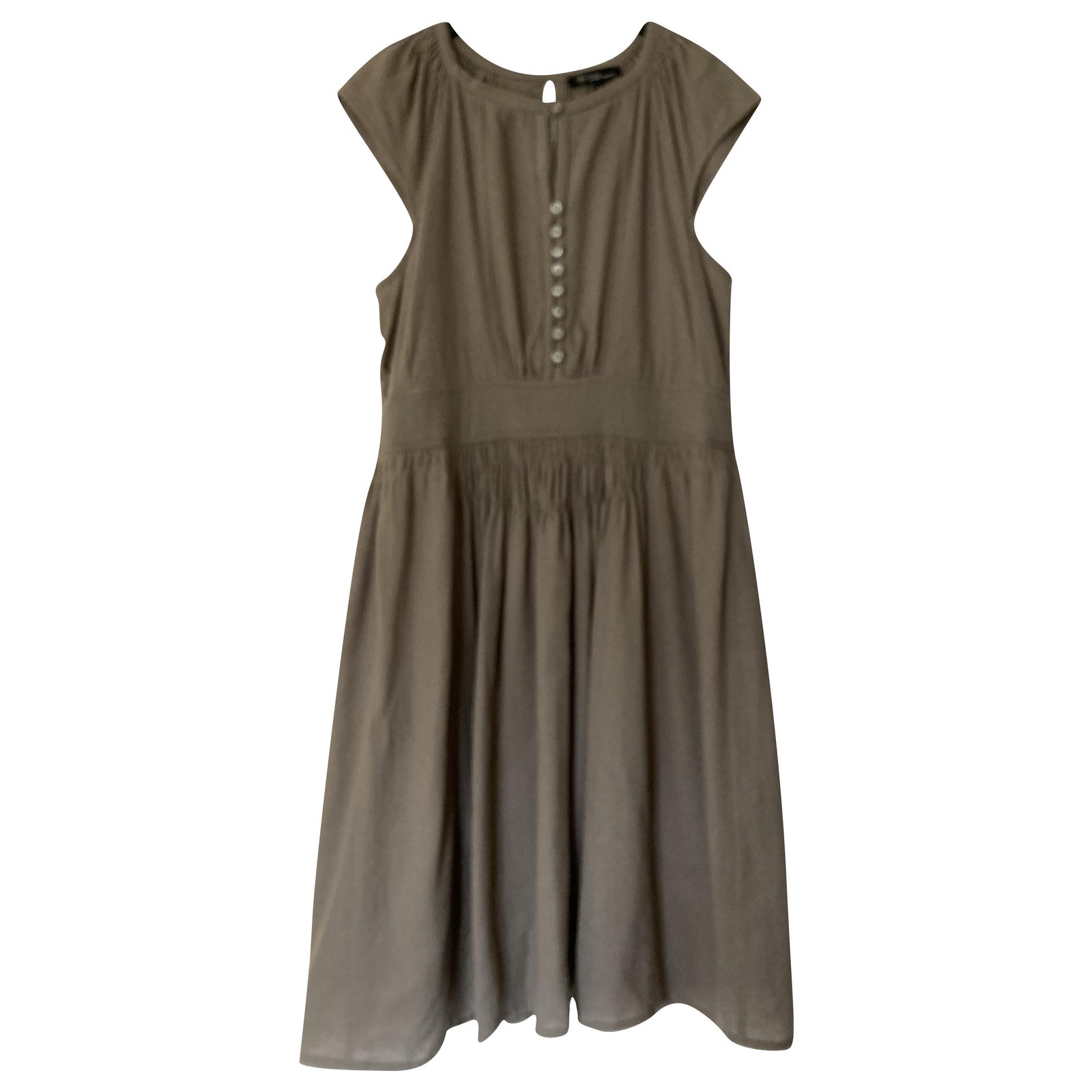 Isabel Marant Dresses Khaki Wool ref.222289 - Joli Closet