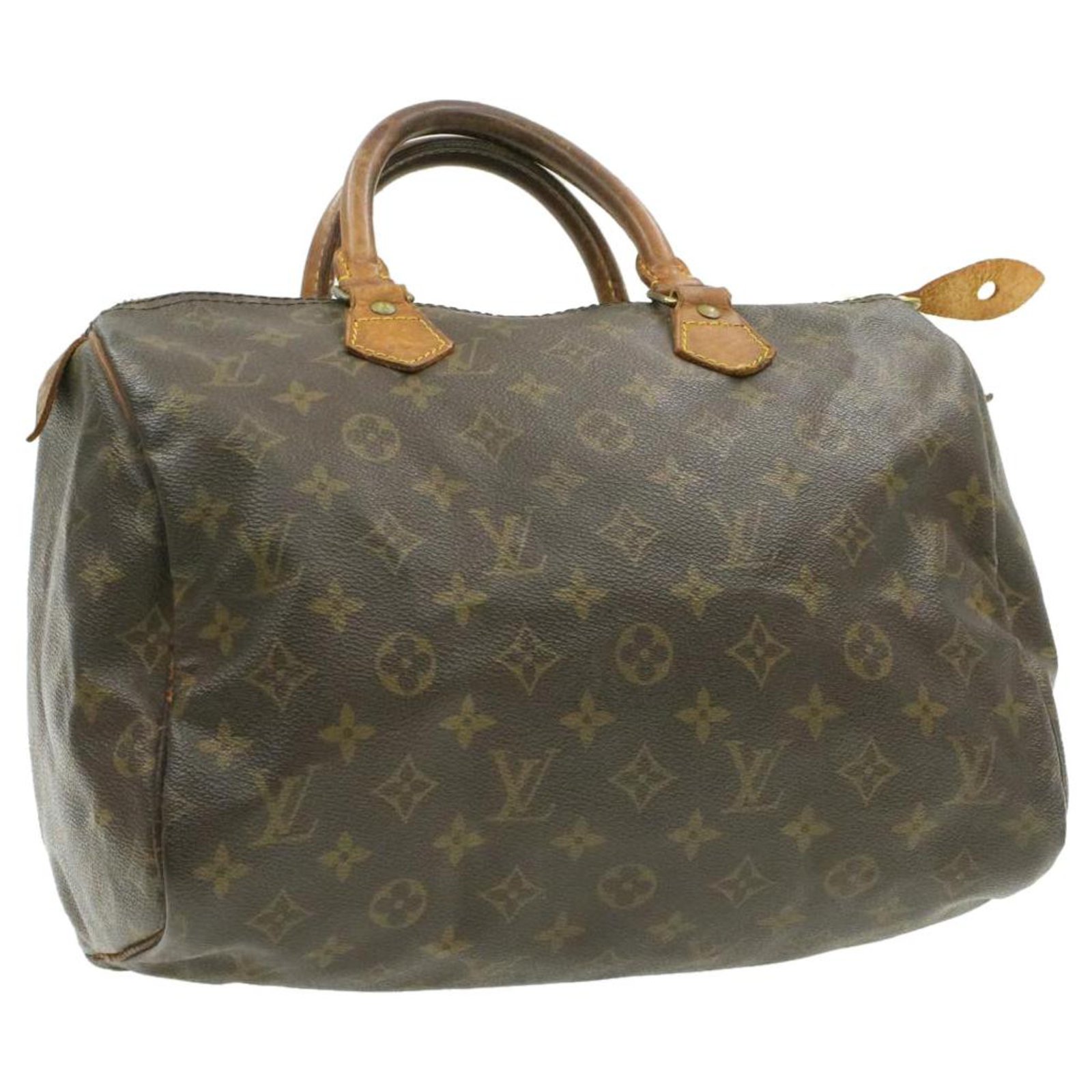 Louis Vuitton Speedy 30 Brown Cloth ref.222467 - Joli Closet