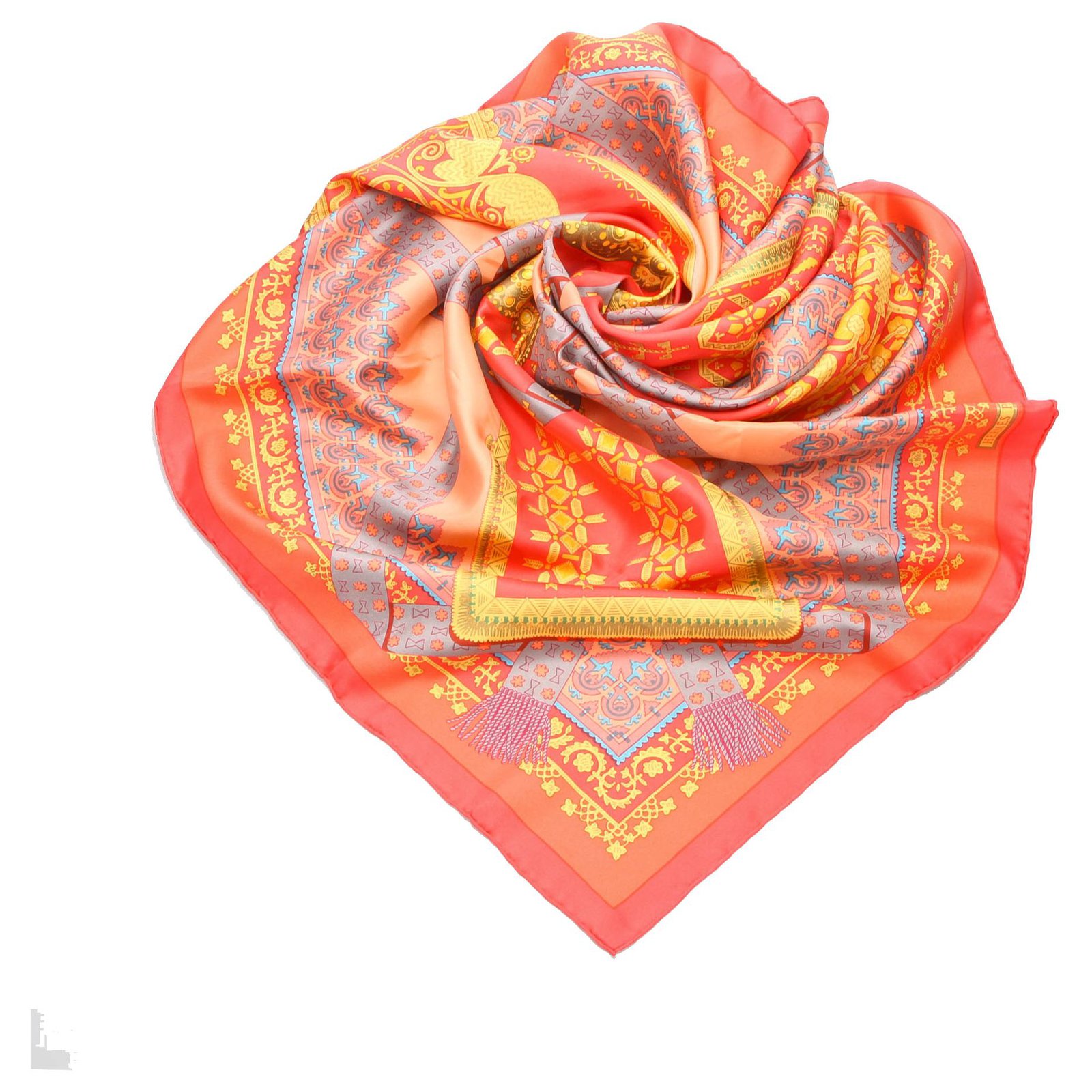 hermes orange scarf