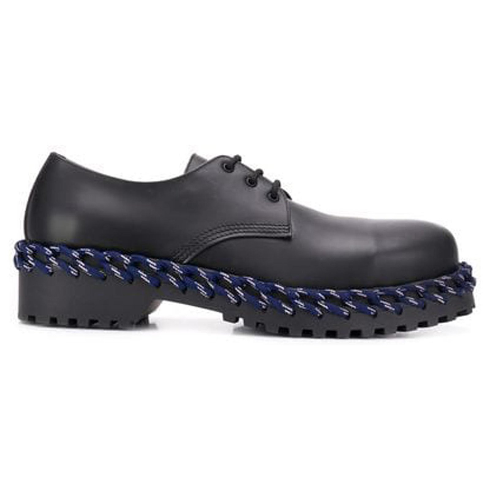 balenciaga black leather shoes
