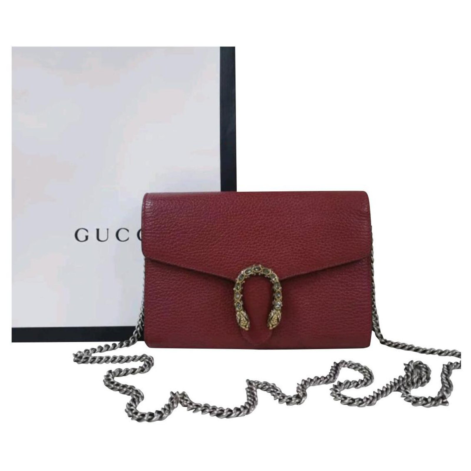 gucci dionysus leather mini chain bag