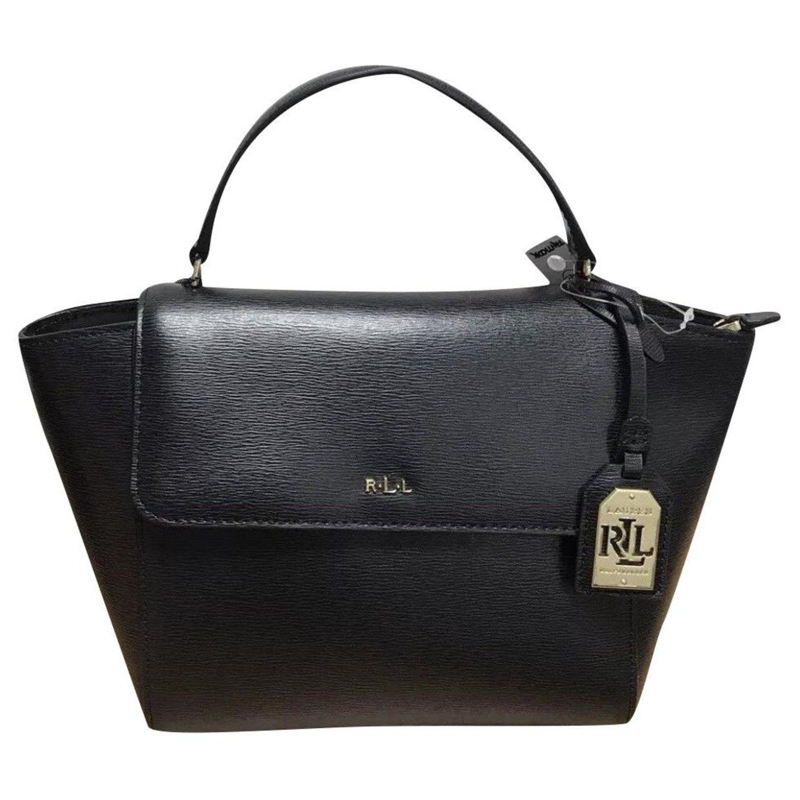 Ralph Lauren Black Leather Crossbody Bag Ralph Lauren