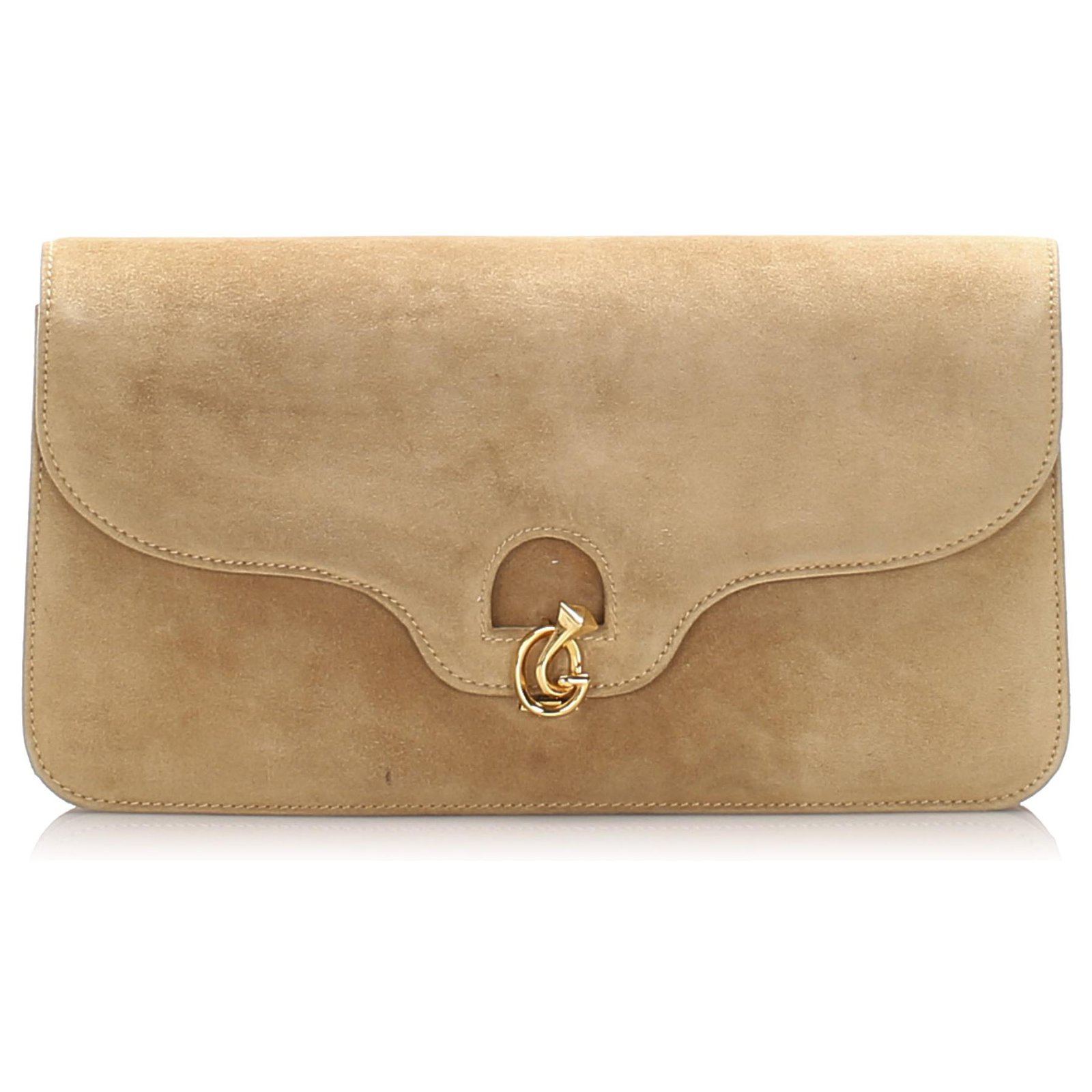 Gucci Pochette Bags Beige Leather ref.617904 - Joli Closet