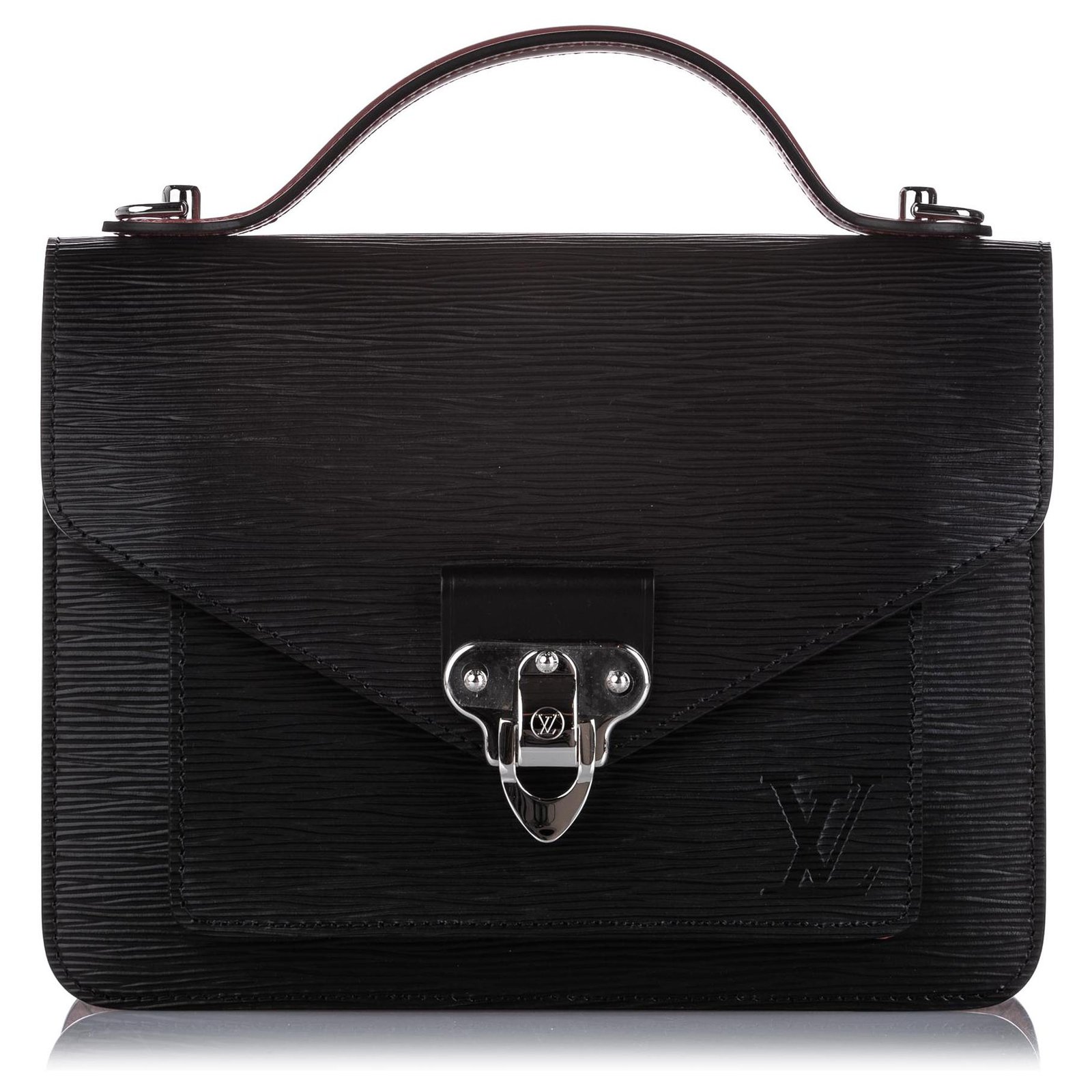 Louis Vuitton Black Epi Neo Monceau Multiple colors Leather Pony