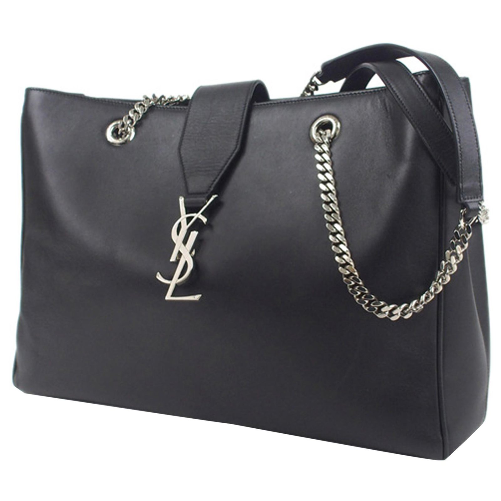 Saint Laurent Cassandre Leather Shoulder Bag