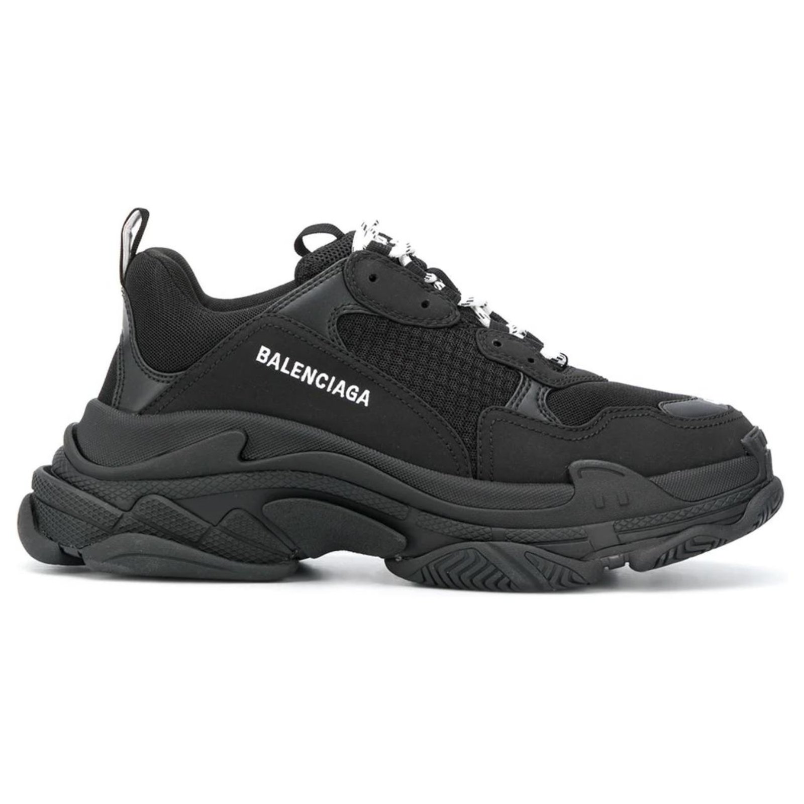 Balenciaga Triple s Black Leather ref.224508 - Joli Closet