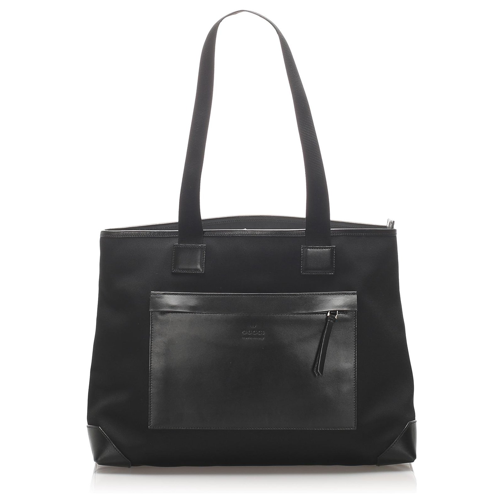 gucci black canvas bag