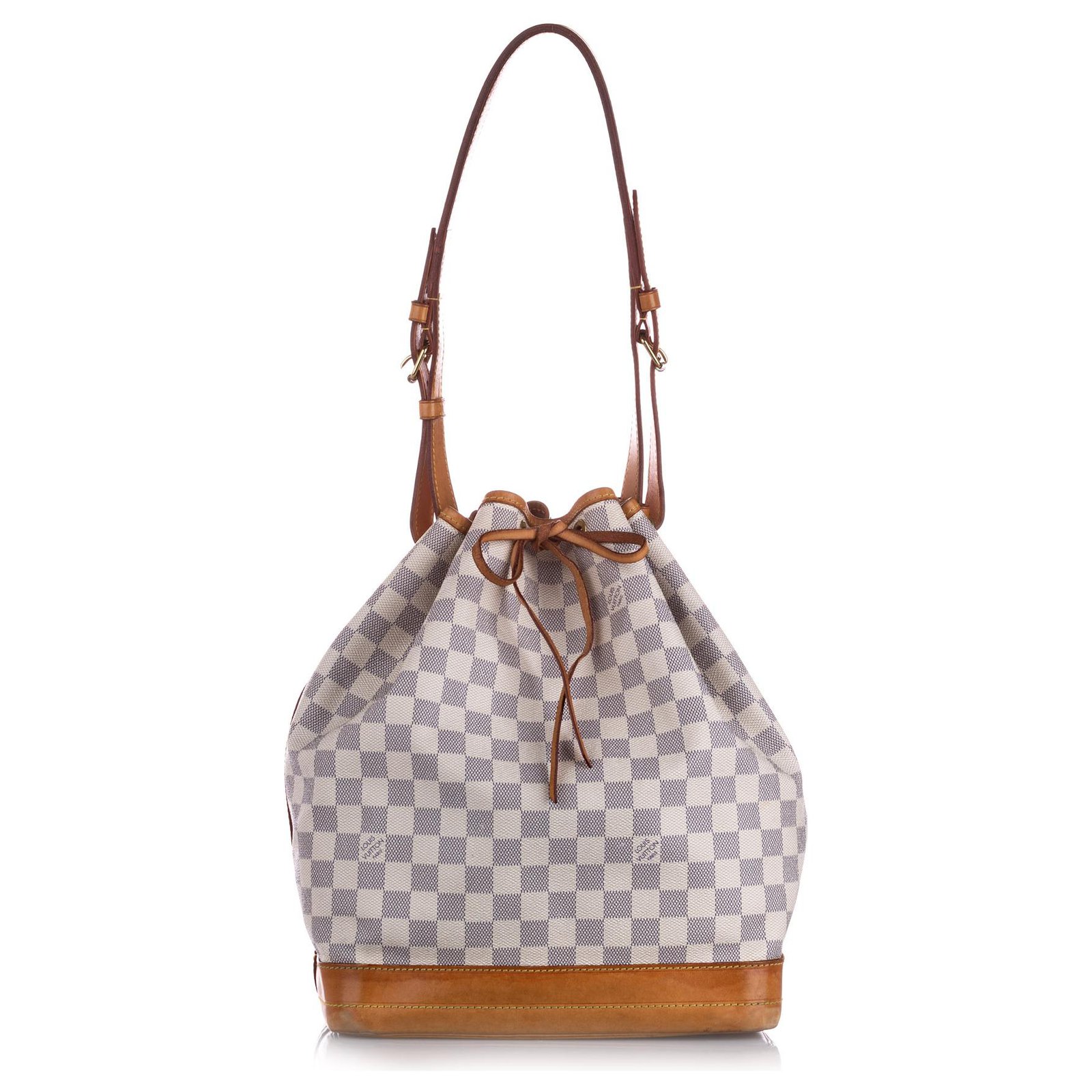 Louis Vuitton Damier Azur Noe Bb White ref.622698 - Joli Closet