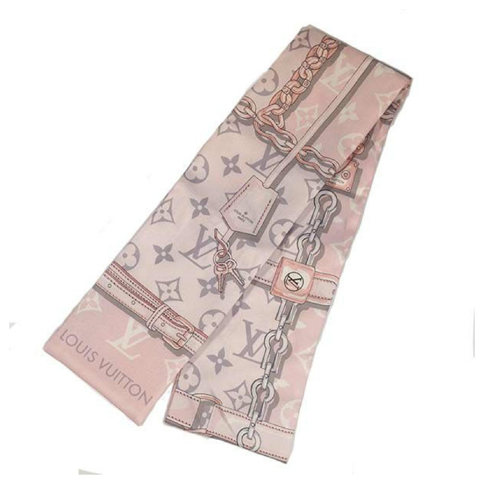 Bufanda para mujer Louis Vuitton bandeau Monogram Confidential M70637  rosado ref.225090 - Joli Closet