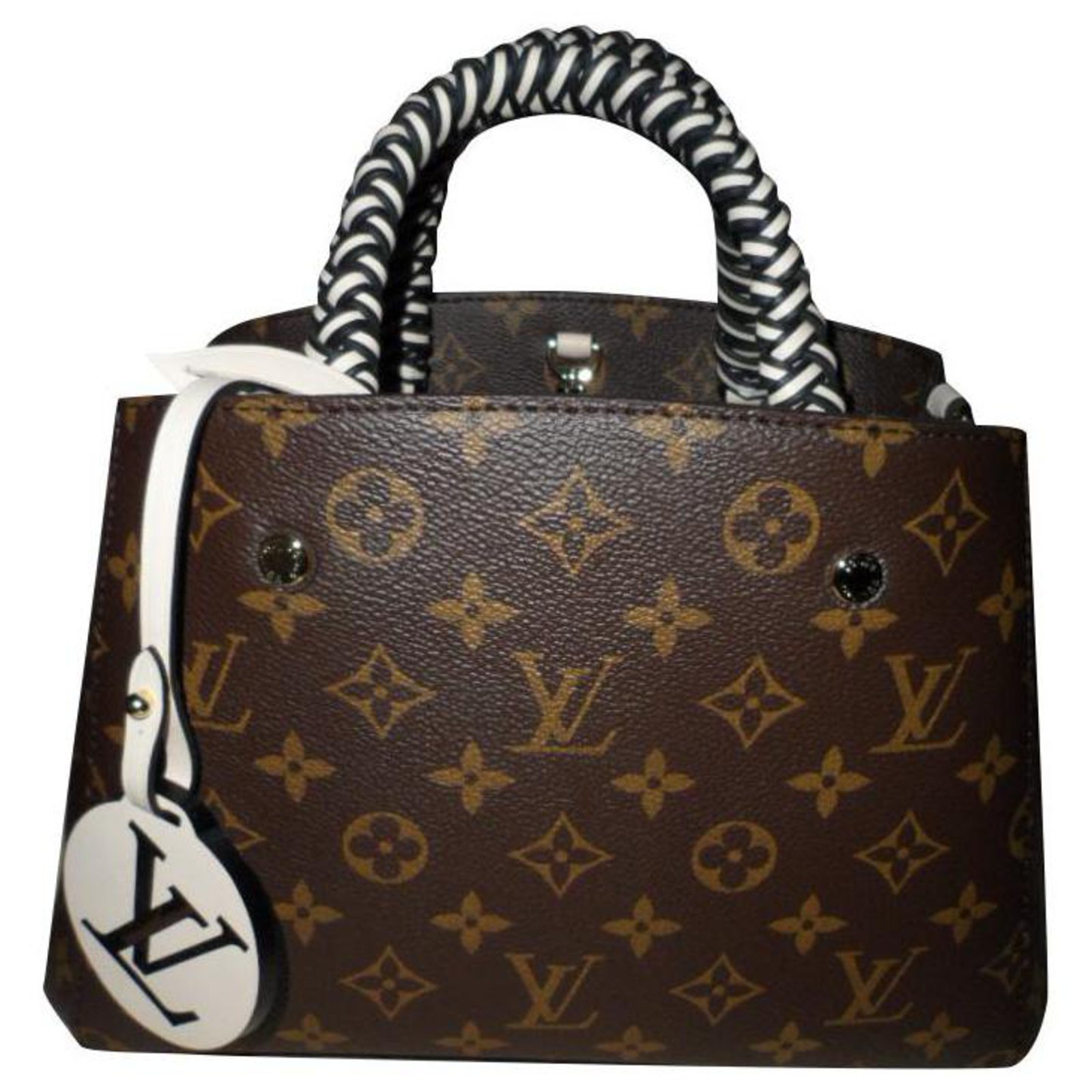 Louis Vuitton Montaigne Brown Leather ref.225195 - Joli Closet