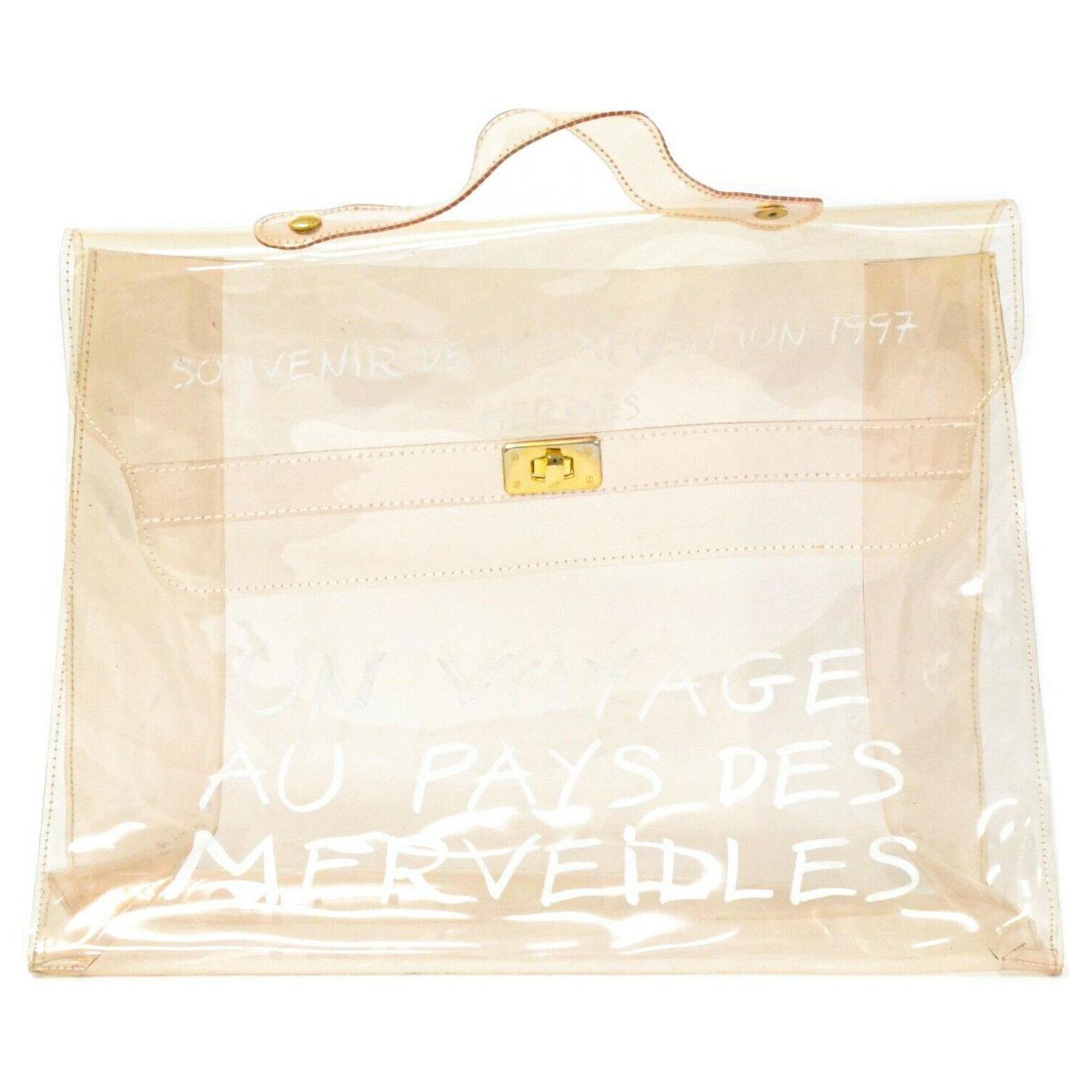 Hermès hermes kelly Handbags Plastic 