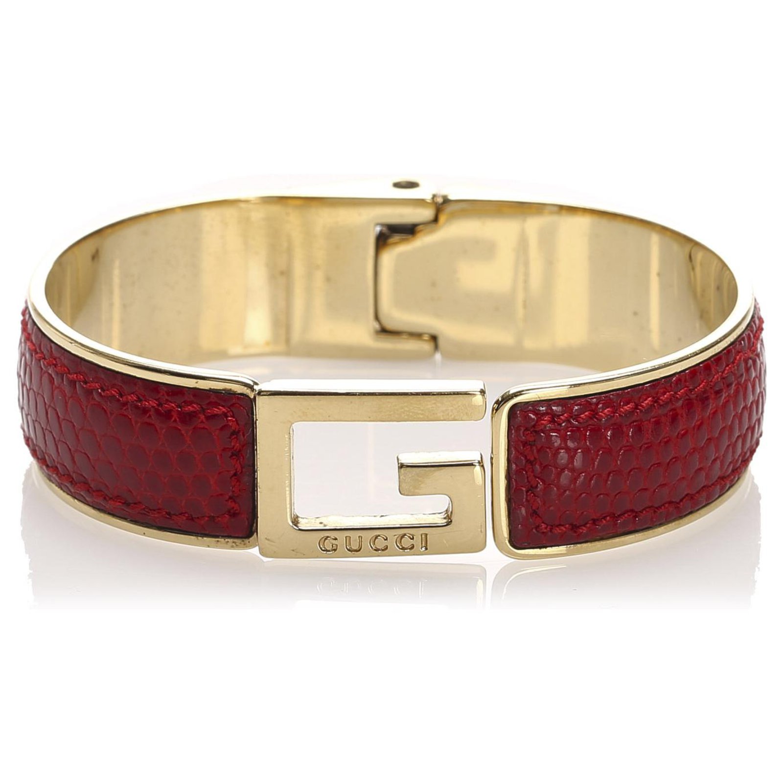 gucci leather bracelet womens