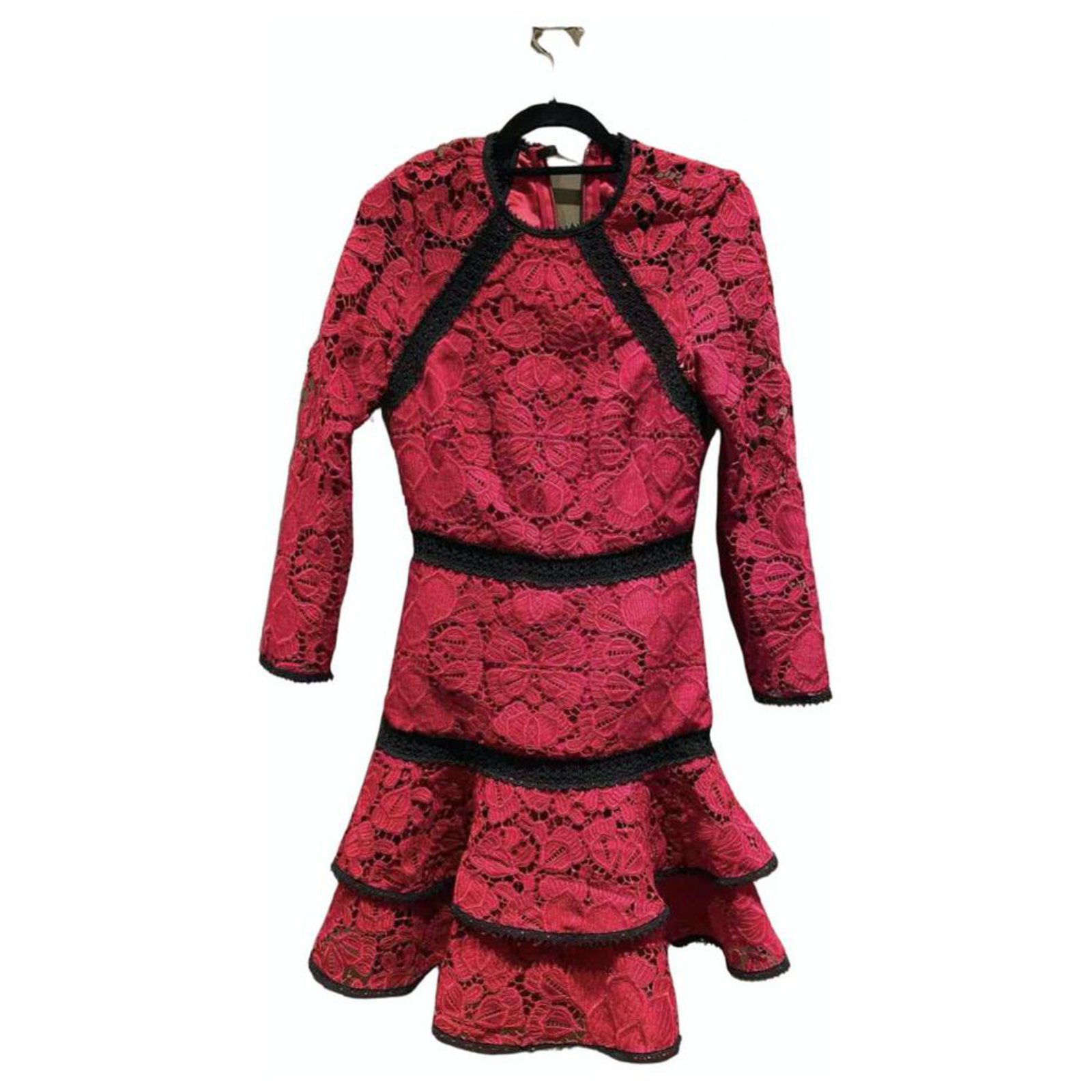 Alexis Dresses Dark Red Polyester Ref.226049 - Joli Closet