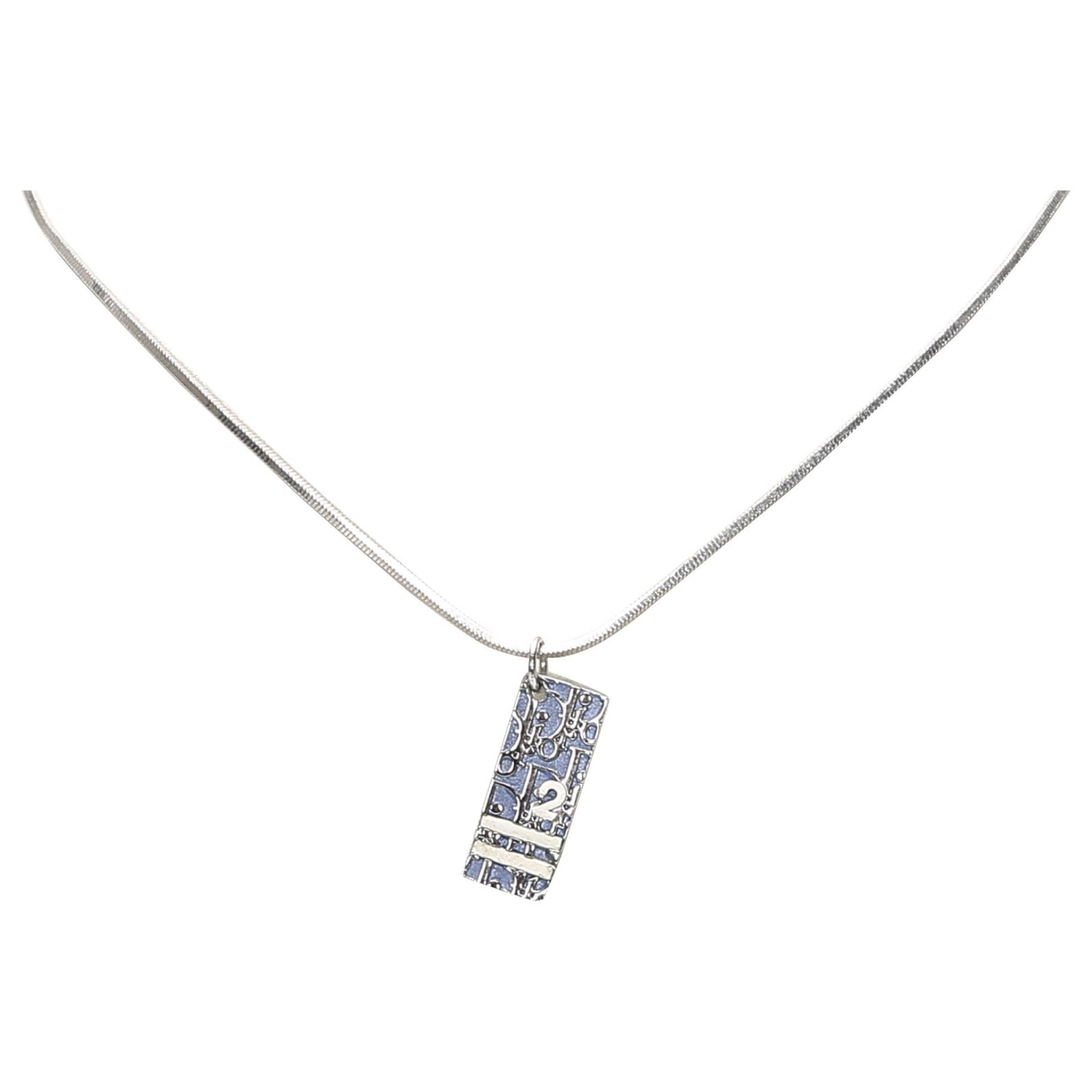 Tổng hợp 80 dior oblique pendant necklace mới nhất  trieuson5