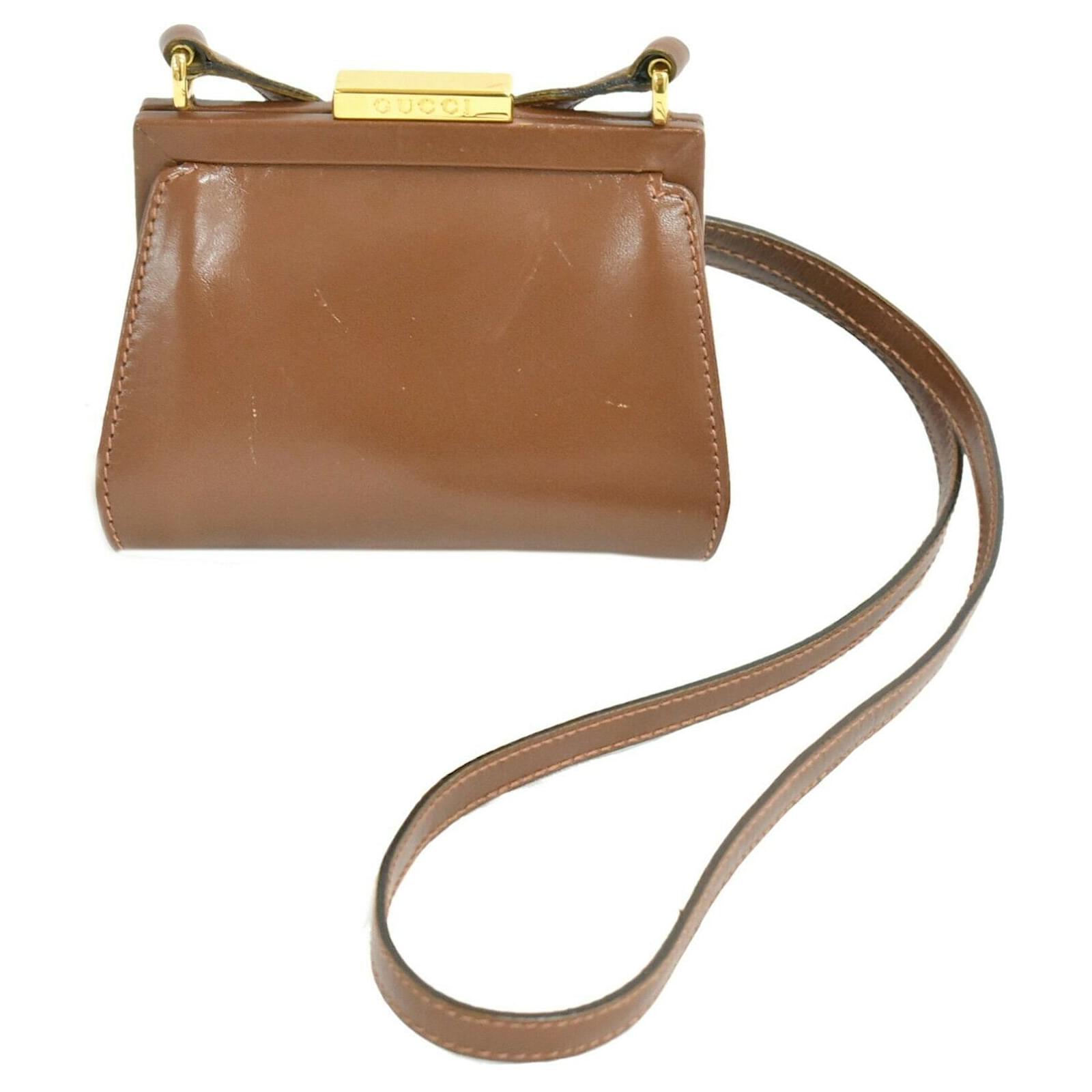 gucci shoulder bag brown