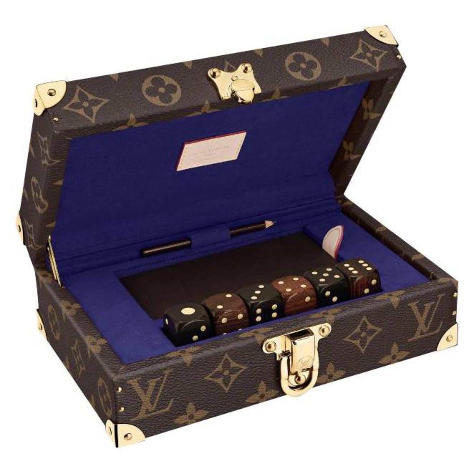 Louis Vuitton LV dices box monogram Brown Leather ref.227364 - Joli Closet
