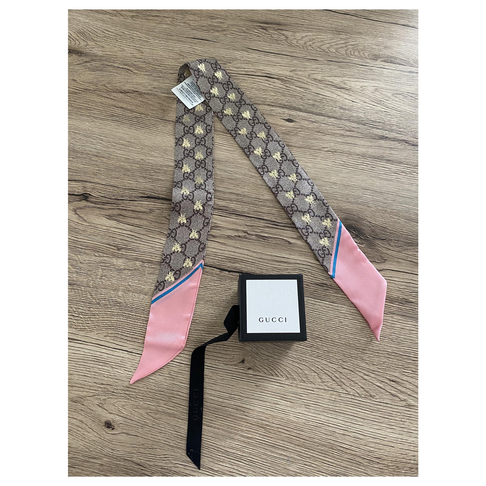 Gucci bow bandeau Pink Silk ref.227631 - Joli Closet