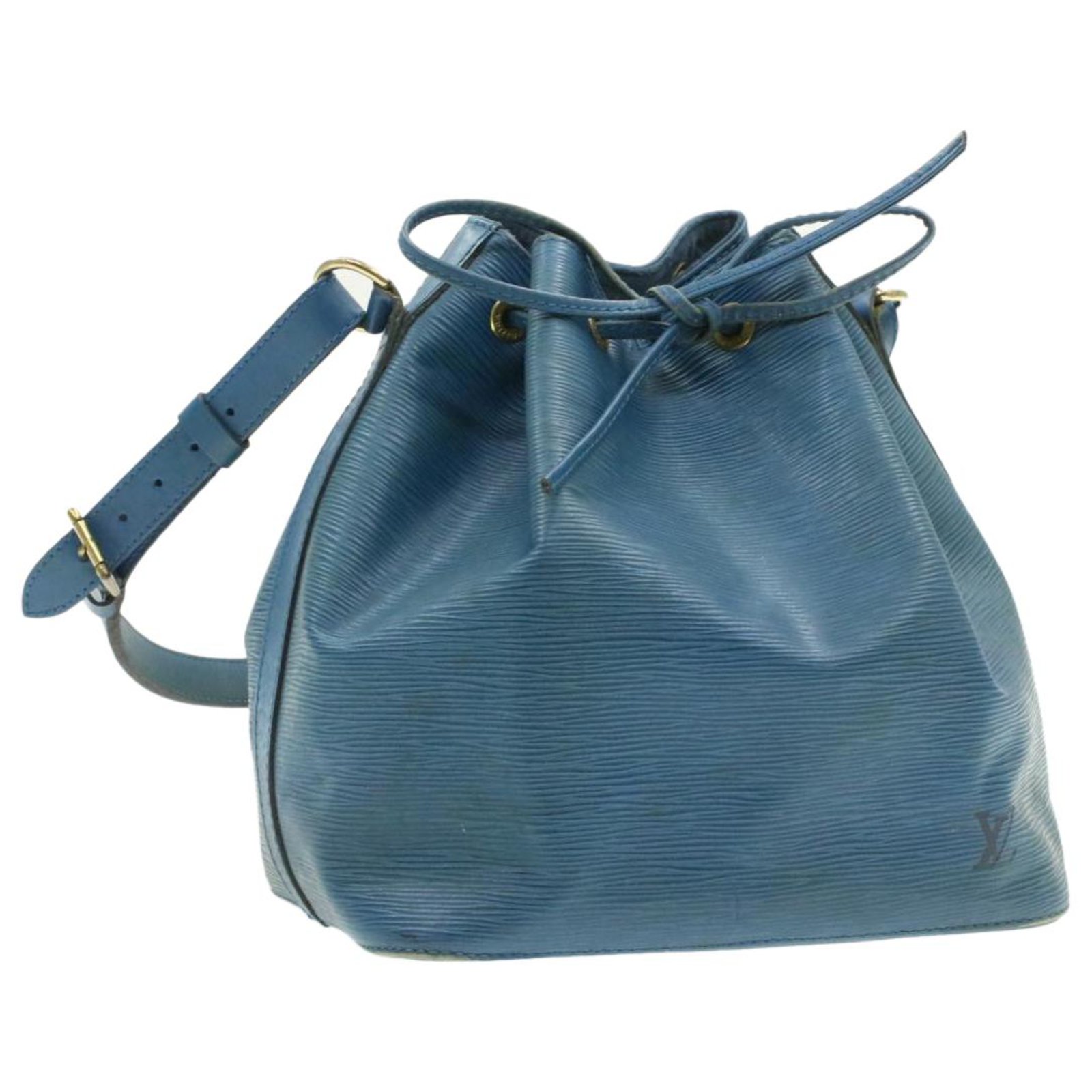 Noe Louis Vuitton Noé Petit Blue Leather ref.227661 - Joli Closet