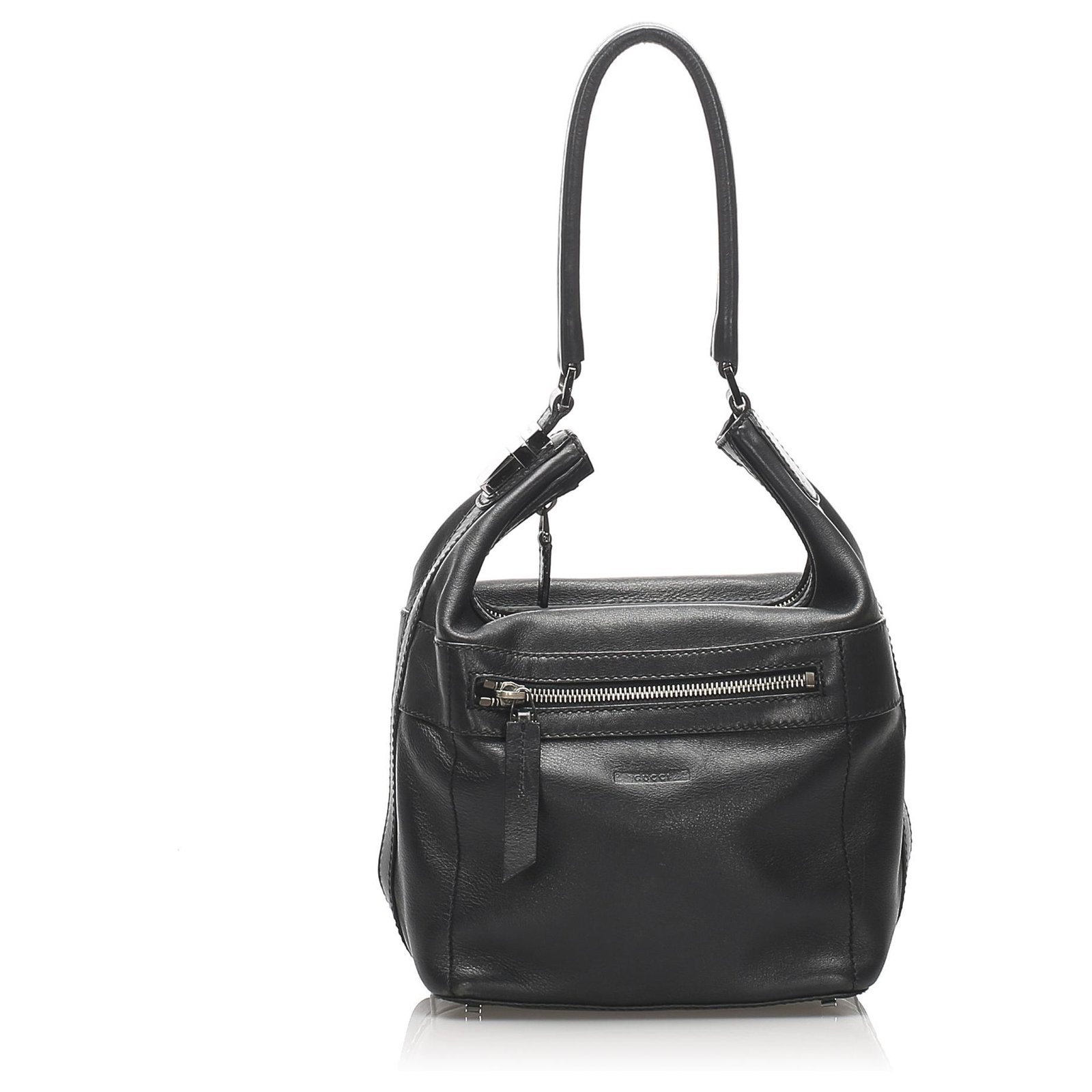 gucci black strap bag