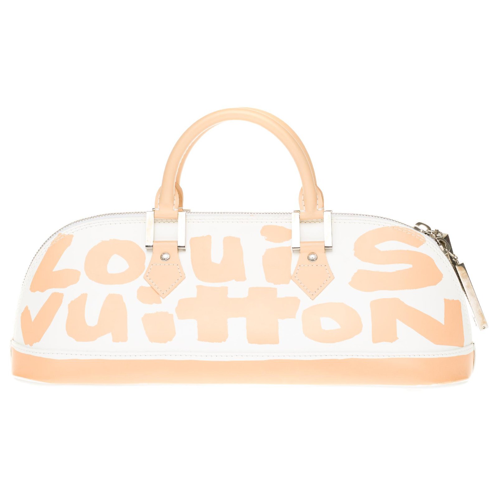 LIMITED COLLECTOR SERIES Louis Vuitton Alma GM Graffiti handbag by  Stephen Sprouse, new condition! White Leather ref.228459 - Joli Closet
