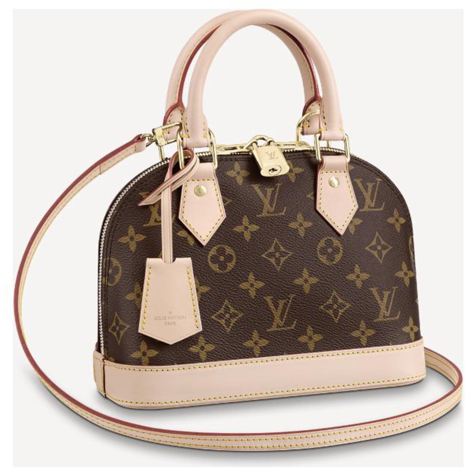 Louis Vuitton Cartera LV con cadena IVY Beige Cuero ref.881216 - Joli Closet