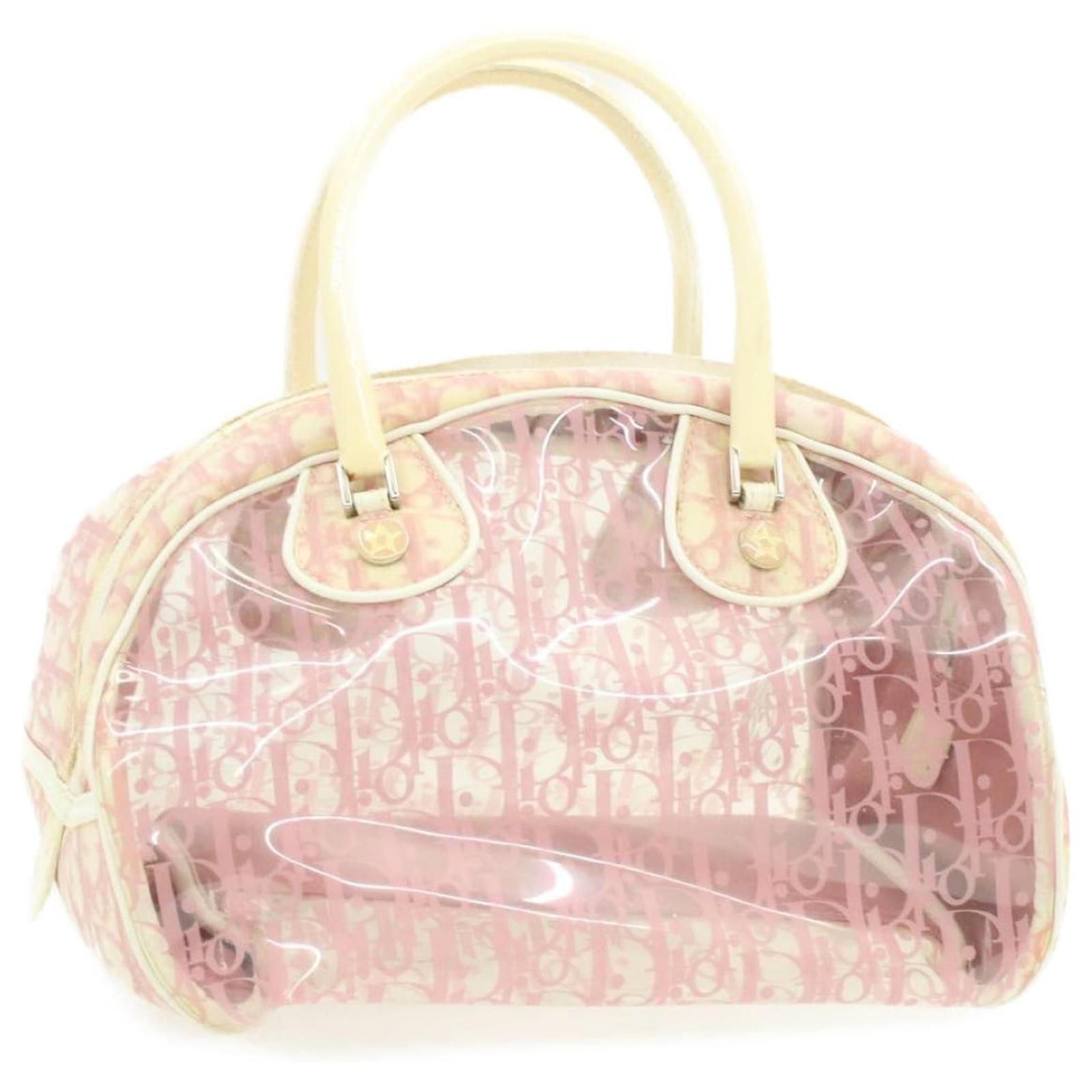 dior pink monogram bolsa