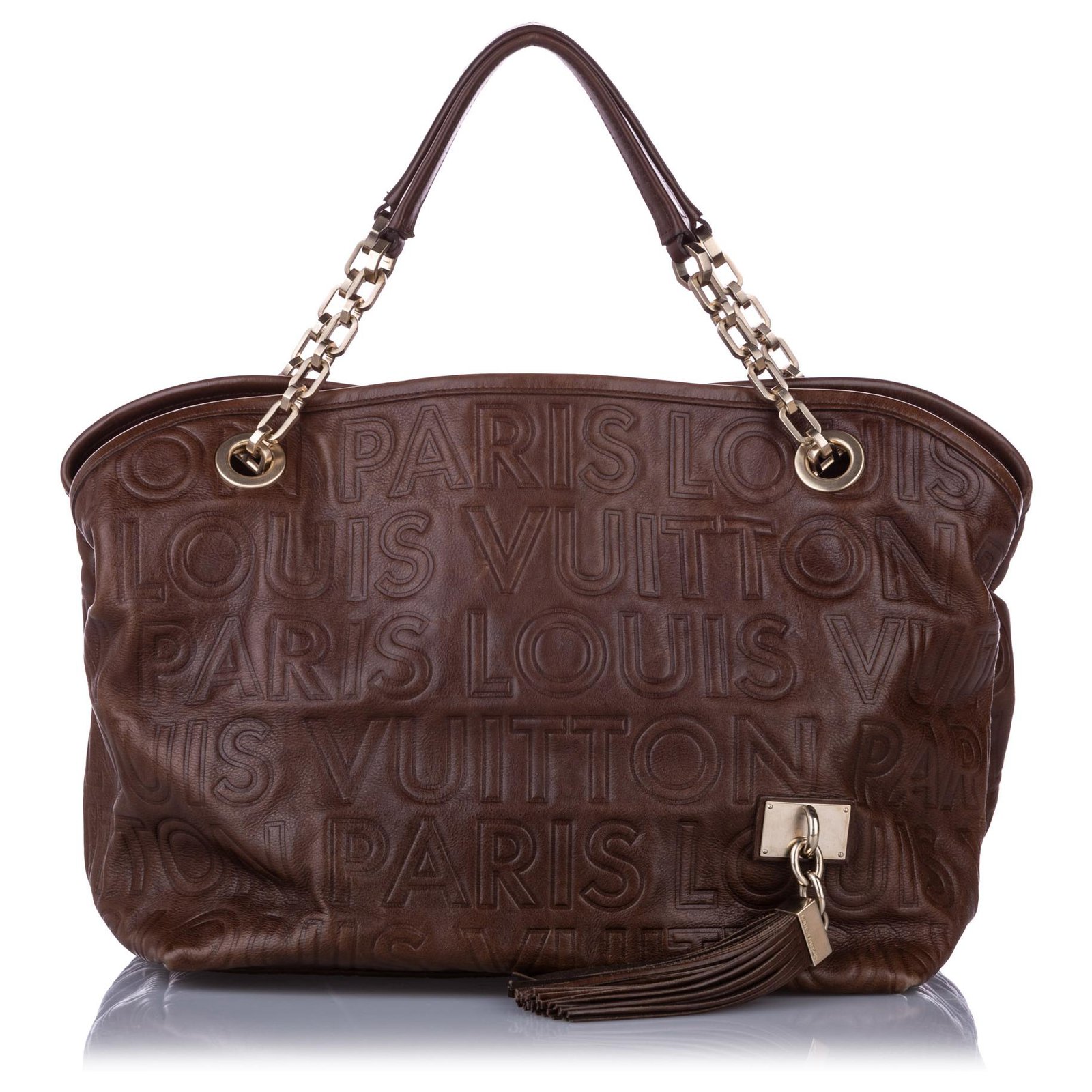 Louis Vuitton Brown Paris Souple Wish Bag Leather Pony style calfskin ref.228777 Joli Closet