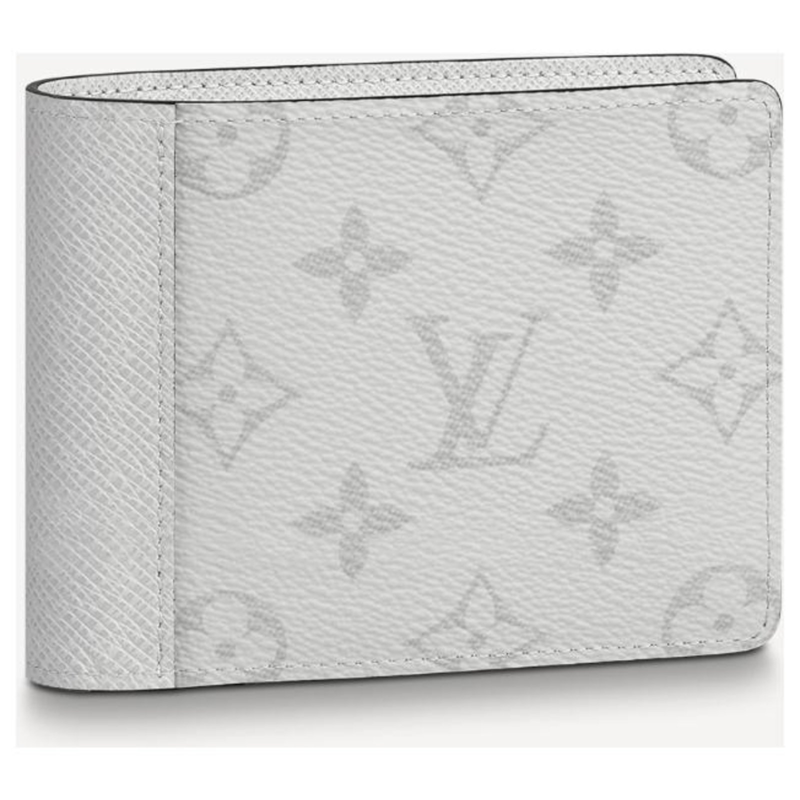 Cartera Louis Vuitton Billetera Larga Blanca Mujer unisex Auténtica Usada  E1141